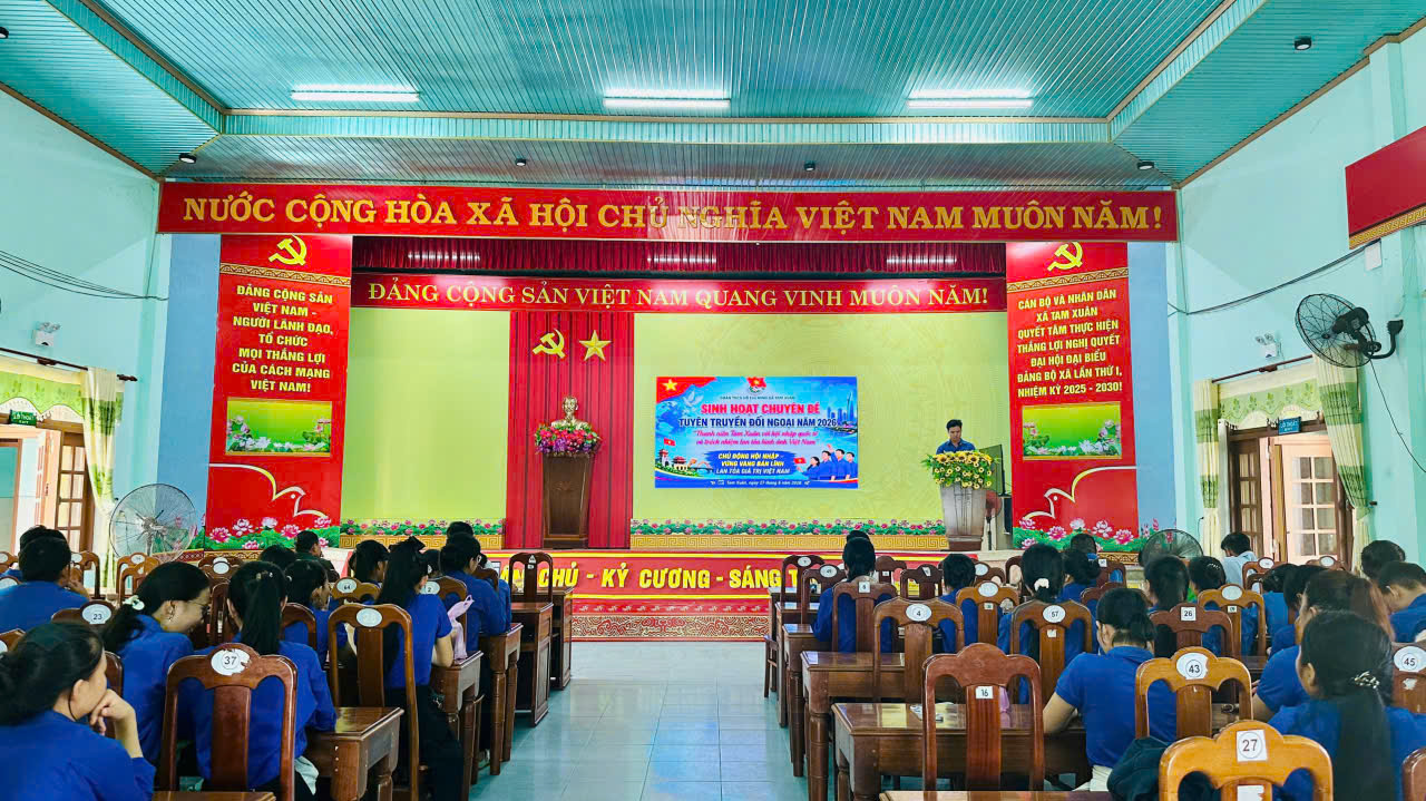 Tuổi trẻ Tam Xuân vững bản lĩnh chính trị - chủ động hội nhập - lan tỏa giá trị Việt Nam
