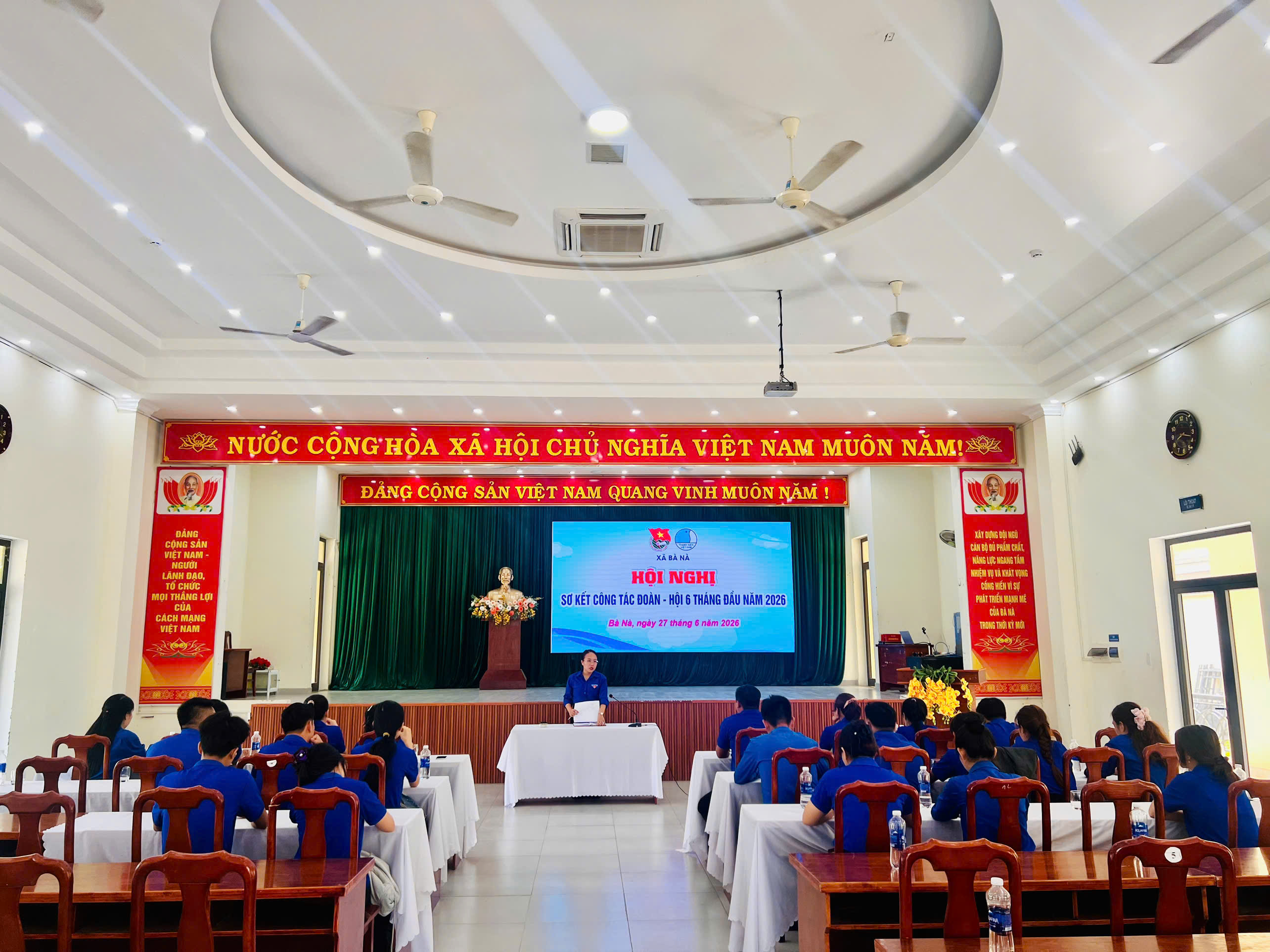 Đoàn xã Bà Nà tổ chức Hội nghị sơ kết công tác Đoàn và phong trào thanh thiếu nhi 6 tháng đầu năm 2026, tập huấn kỹ năng công tác Đoàn - Hội - Đội và sinh hoạt hè