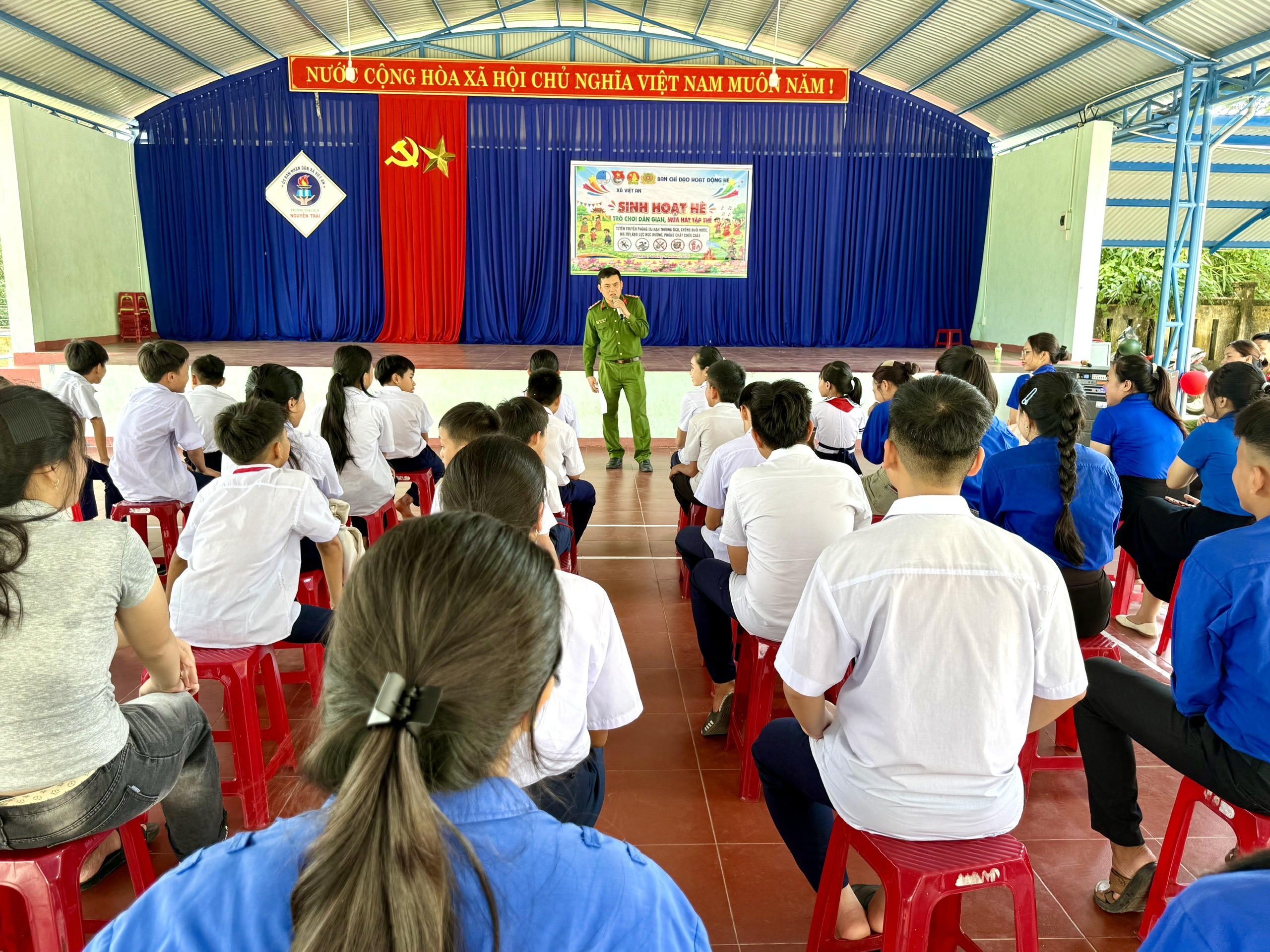 Đoàn xã Việt An tổ chức các hoạt động sinh hoạt hè cho thiếu nhi năm 2026