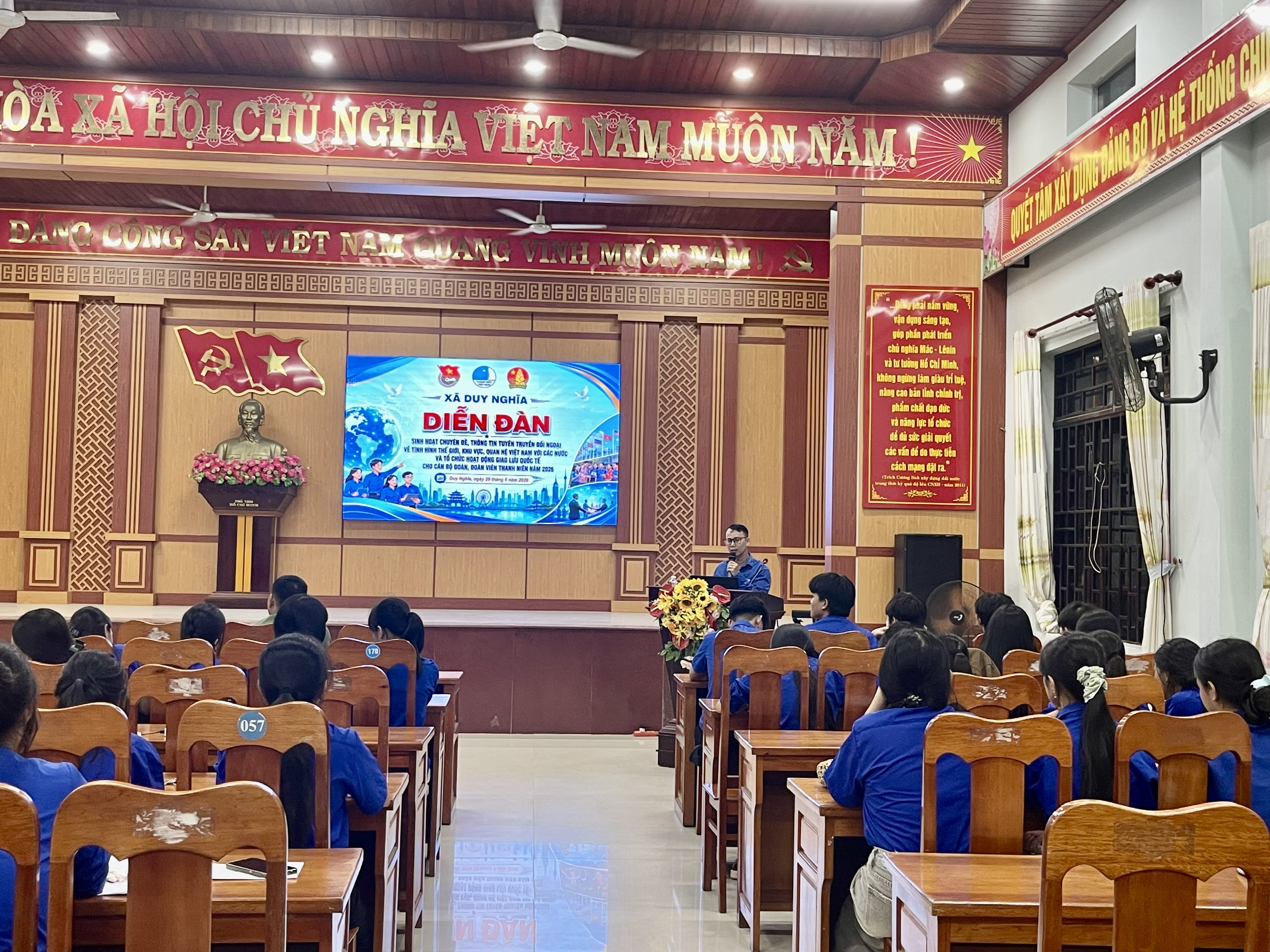Đoàn xã Duy Nghĩa tổ chức diễn đàn sinh hoạt chuyên đề về công tác thông tin tuyên truyền đối ngoại năm 2026