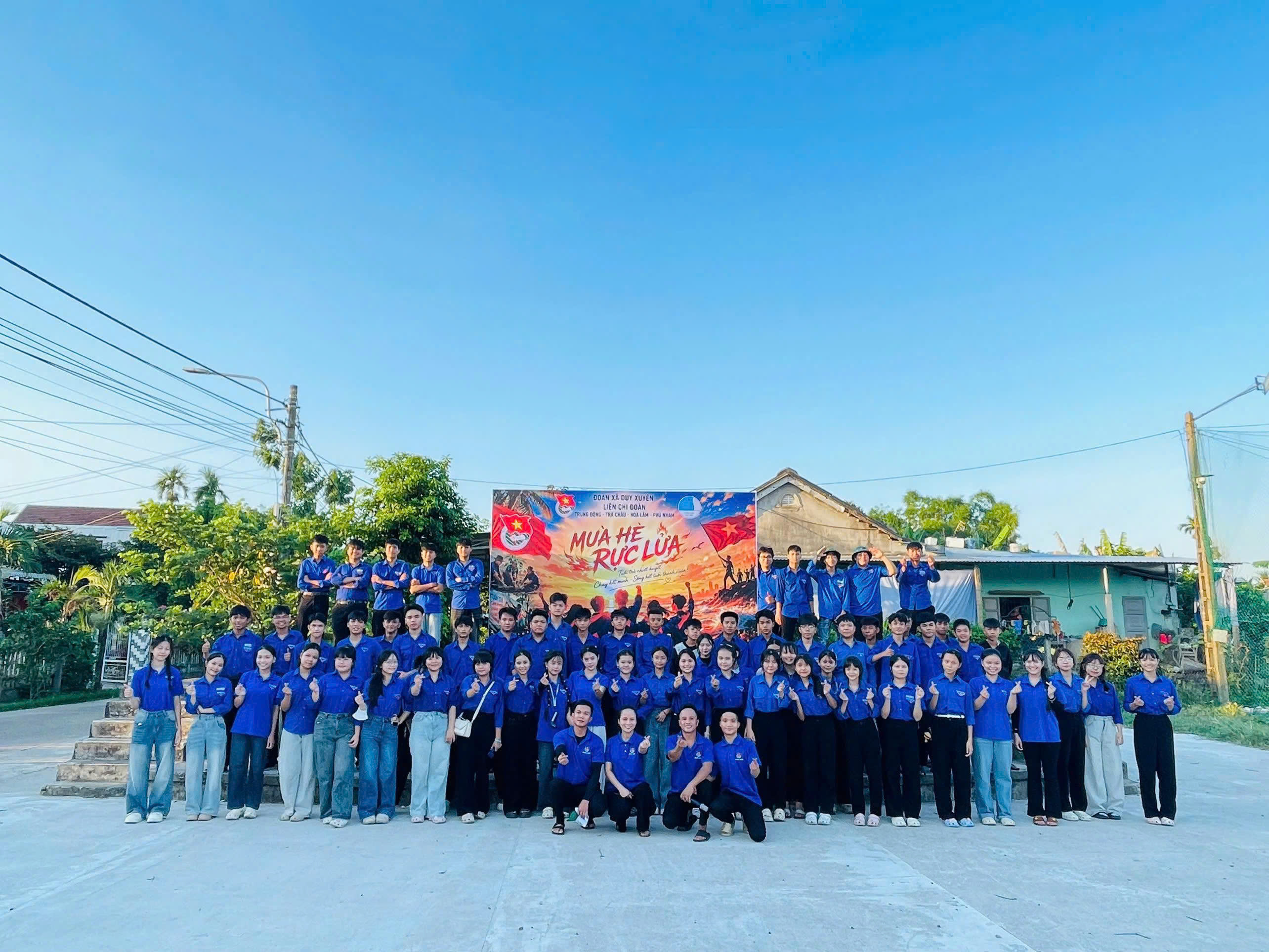 Đoàn cơ sở xã Duy Xuyên tổ chức sinh hoạt lồng ghép giáo dục đạo đức, lối sống cho thanh thiếu nhi thông qua hoạt động Team Building