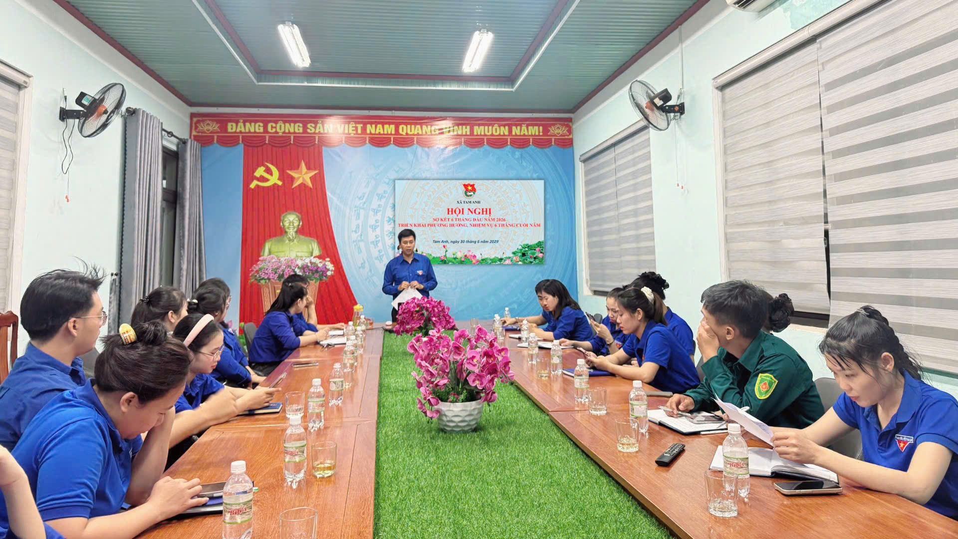 Đoàn xã Tam Anh tổ chức Hội nghị sơ kết công tác Đoàn và phong trào thanh thiếu nhi 6 tháng đầu năm 2026