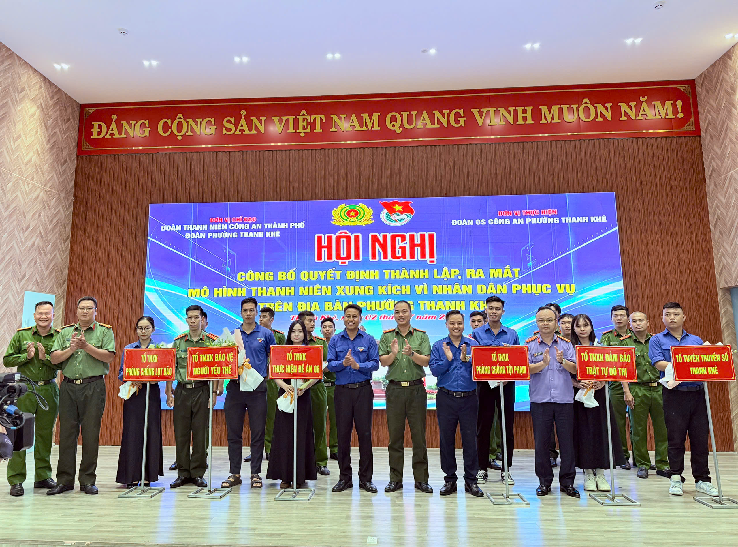 Đoàn phường Thanh Khê ra mắt mô hình “Thanh niên xung kích vì Nhân dân phục vụ”
