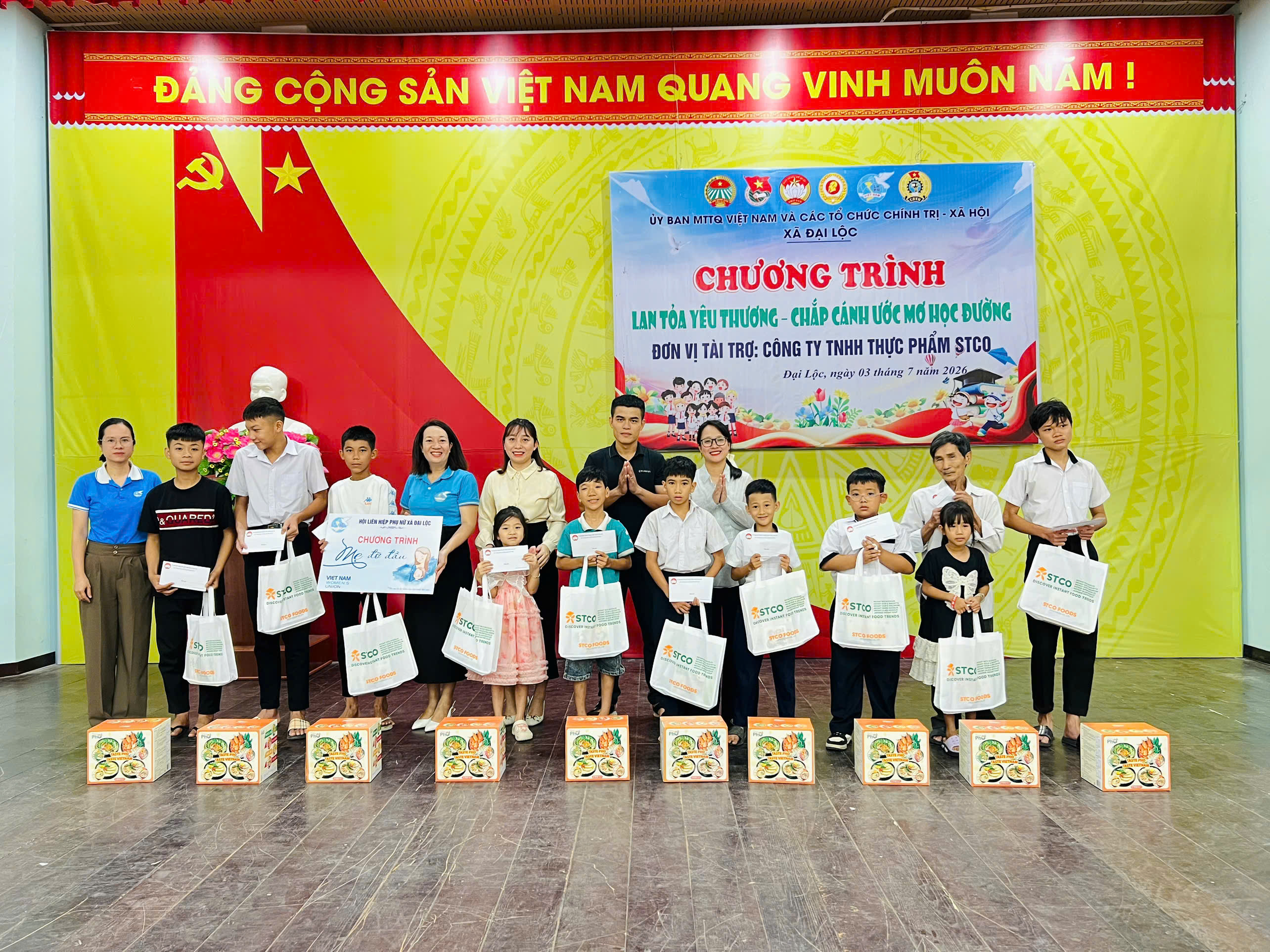 Tuổi trẻ xã Đại Lộc: Lan tỏa yêu thương – Chắp cánh ước mơ học đường