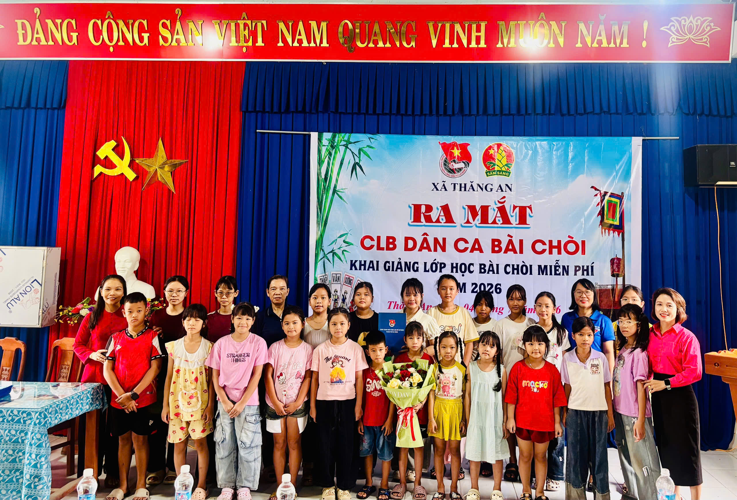 Xã Thăng An ra mắt Câu lạc bộ Dân ca Bài chòi và khai giảng lớp học Bài chòi miễn phí năm 2026