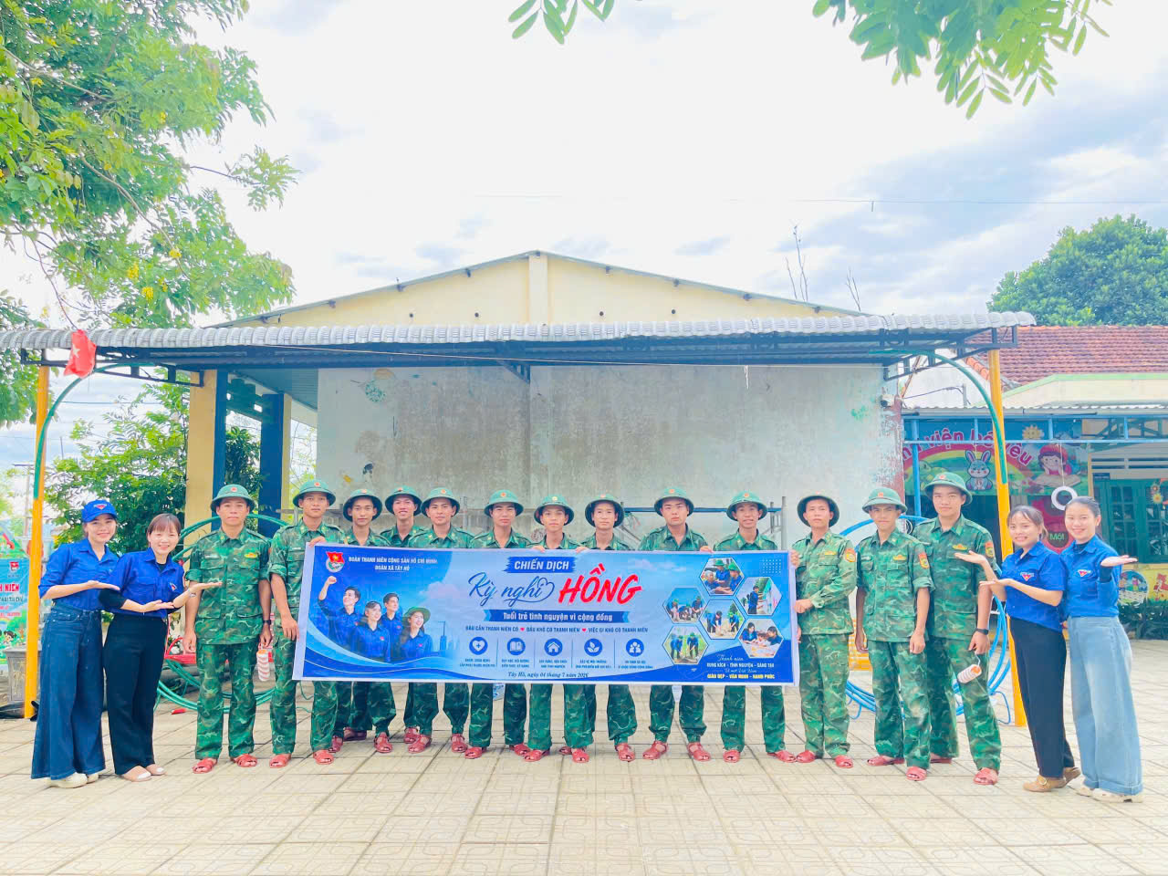 Đoàn xã Tây Hồ triển khai hoạt động “Kỳ nghỉ hồng” tại Trường Mẫu giáo Họa Mi