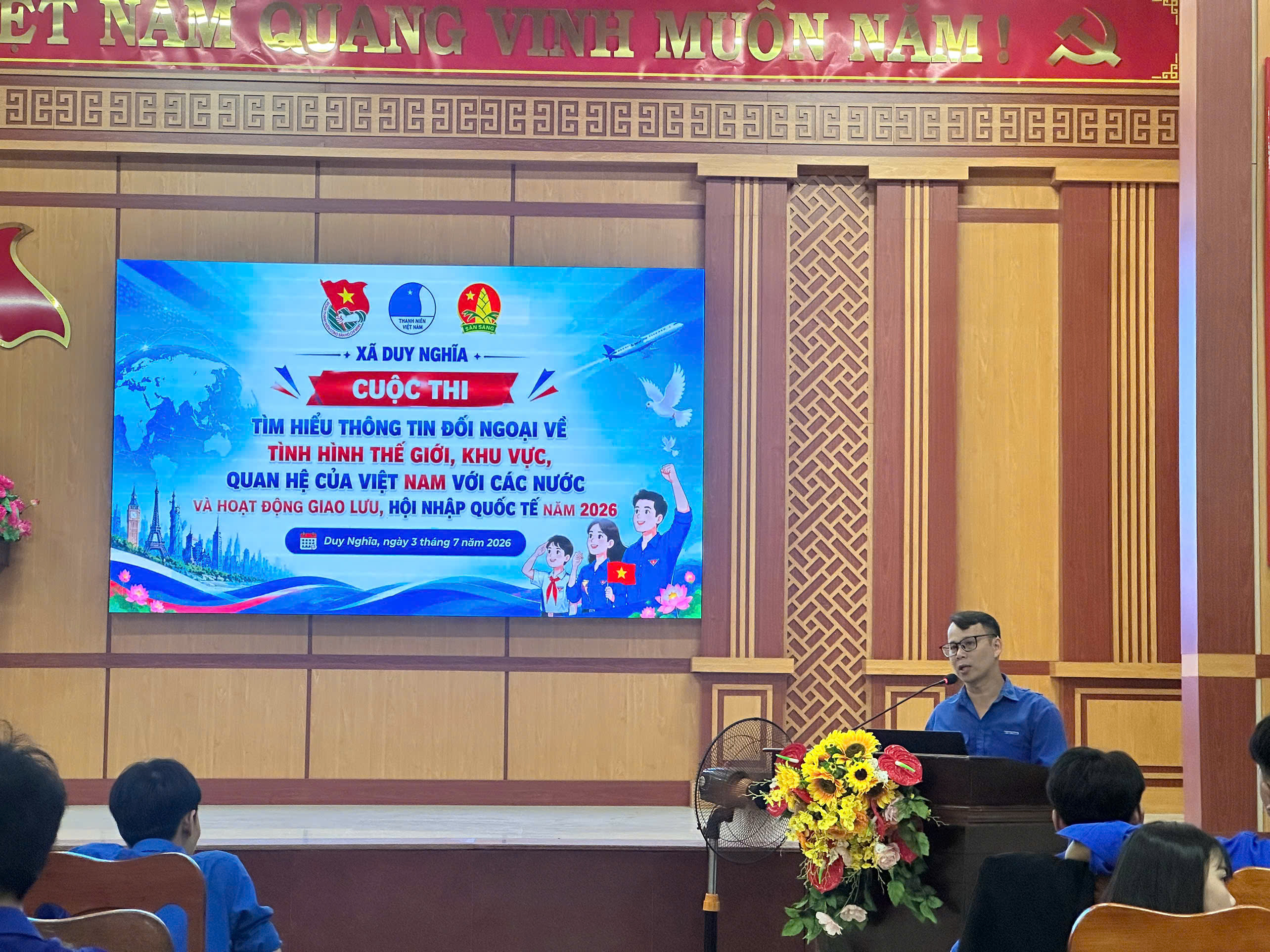 Tuổi trẻ Duy Nghĩa tích cực tham gia Cuộc thi trực tuyến tìm hiểu thông tin đối ngoại và hội nhập quốc tế năm 2026