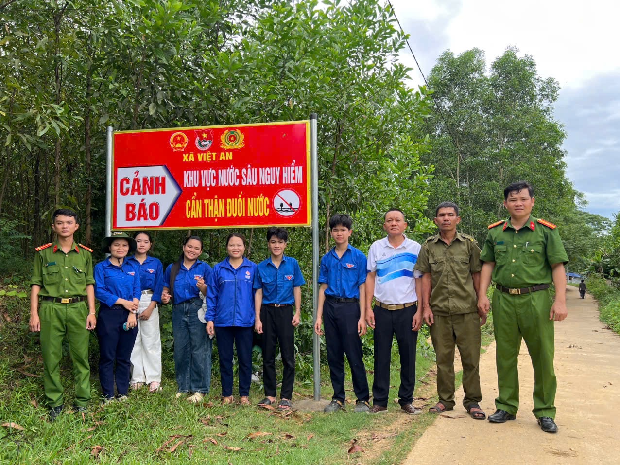 Tuổi trẻ Việt An chung tay phòng, chống đuối nước cho trẻ em và Nhân dân trên địa bàn xã