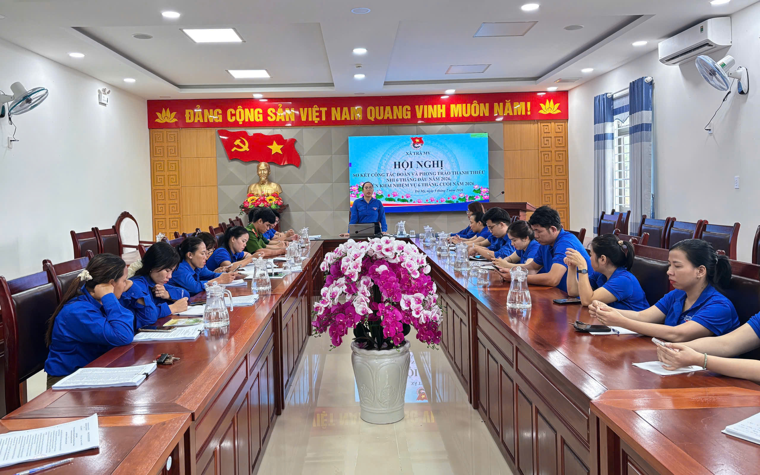 Đoàn xã Trà My sơ kết công tác Đoàn và phong trào thanh thiếu nhi 6 tháng đầu năm 2026