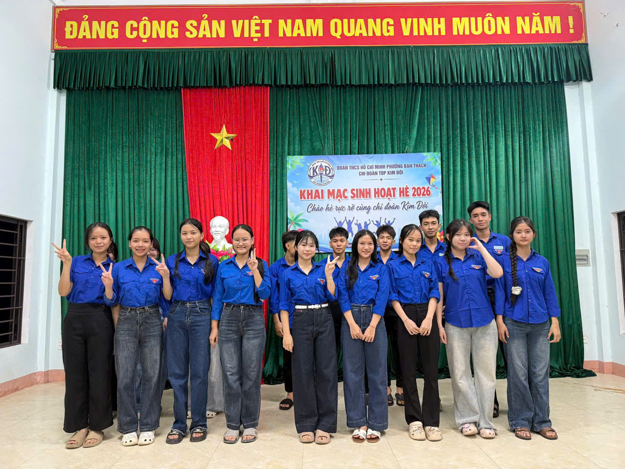 Chi đoàn Tổ dân phố Kim Đới khai mạc sinh hoạt hè năm 2026