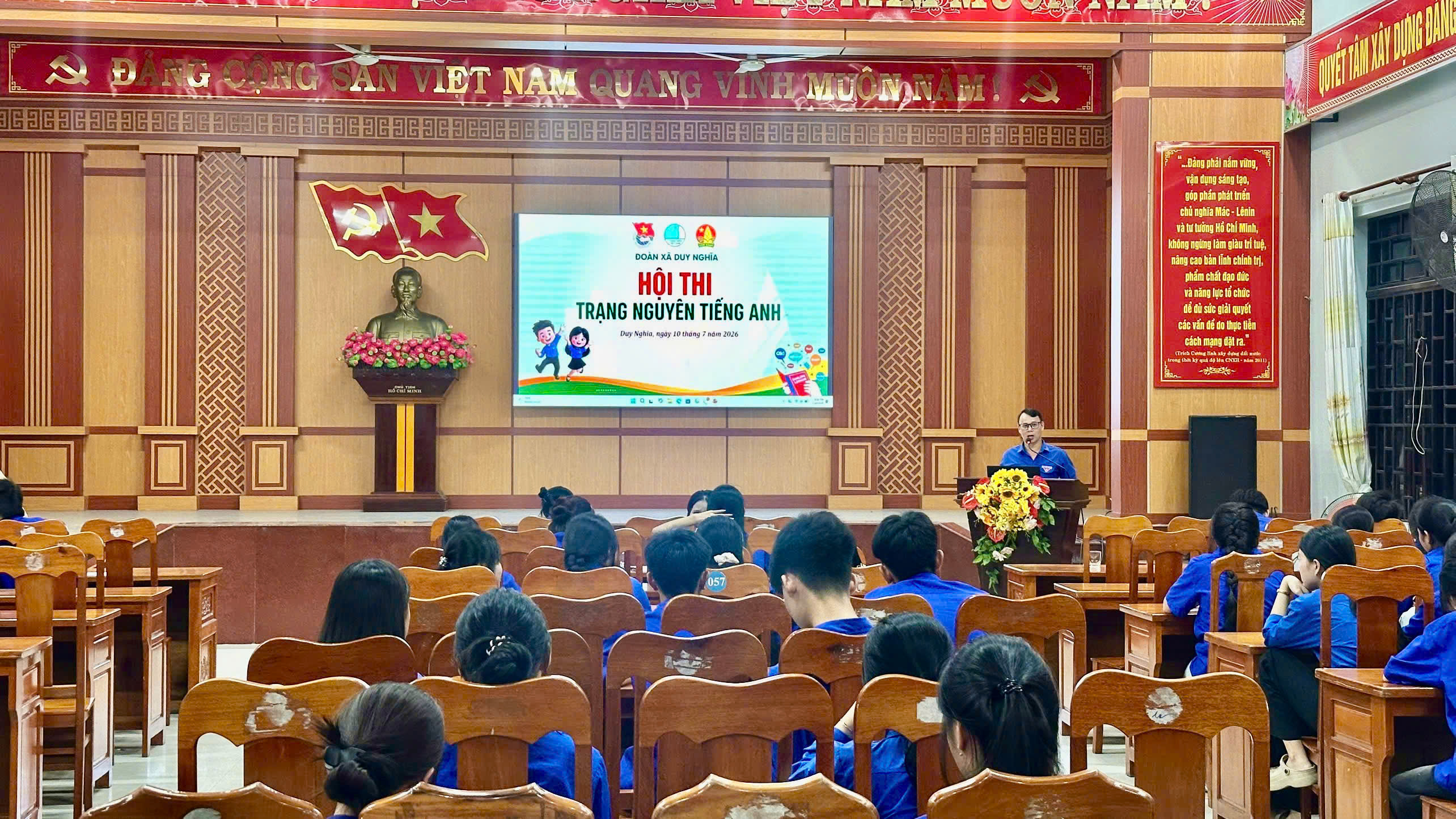 Đoàn xã Duy Nghĩa tổ chức Hội thi “Trạng nguyên tiếng Anh” năm 2026