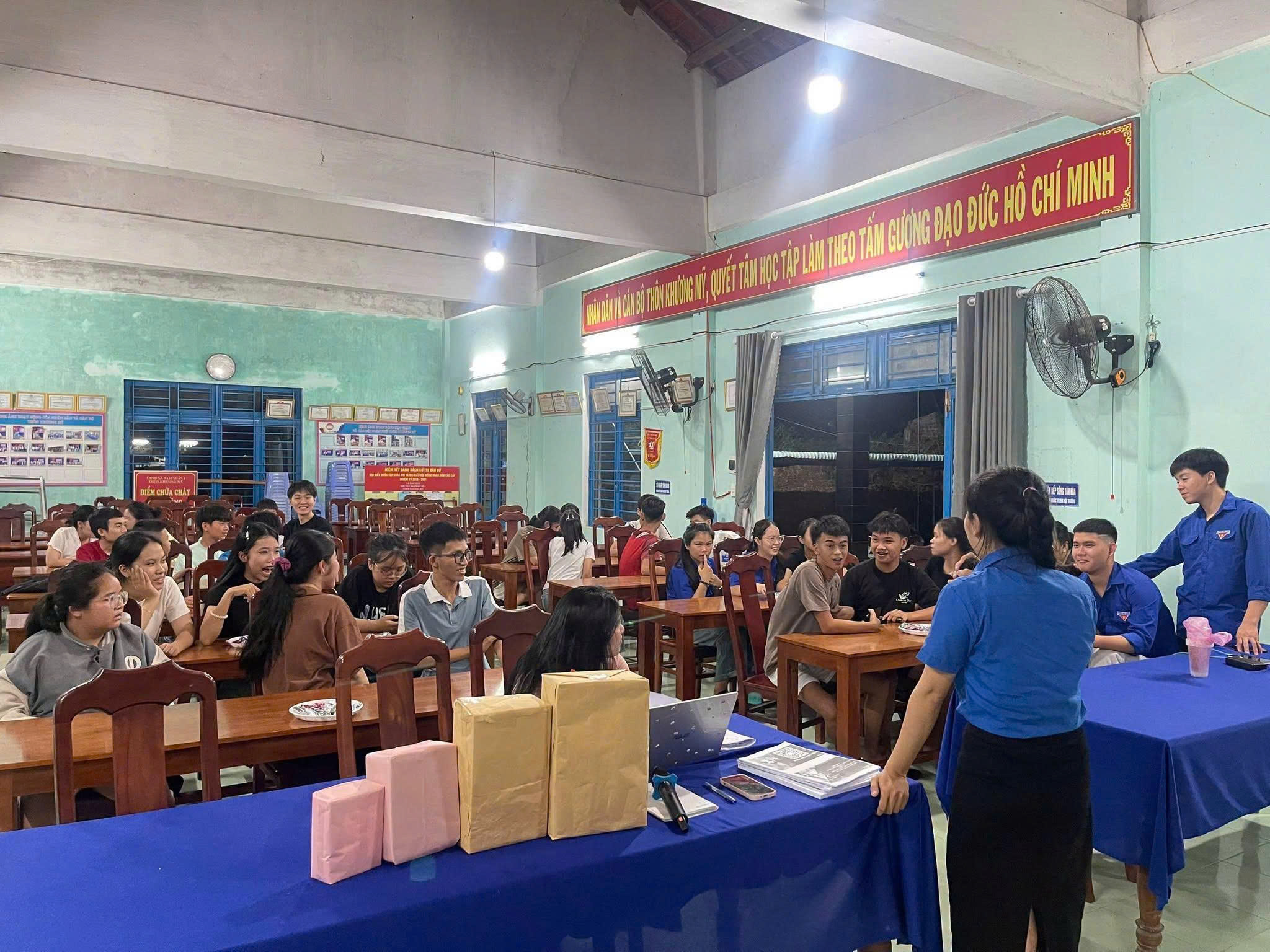 Đoàn xã Tam Xuân tổ chức sôi nổi các hoạt động sinh hoạt hè tại khu dân cư