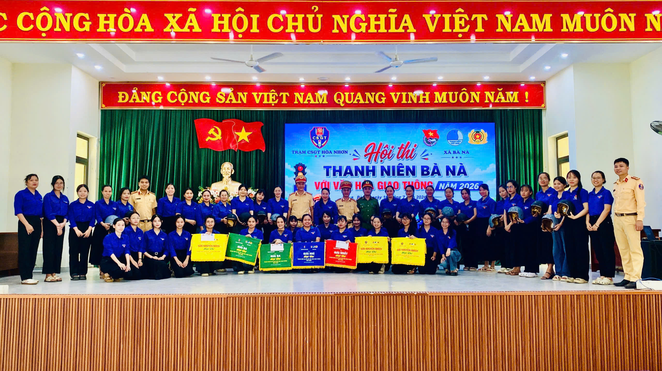 Xã Bà Nà tổ chức Hội thi “Thanh niên với văn hóa giao thông”