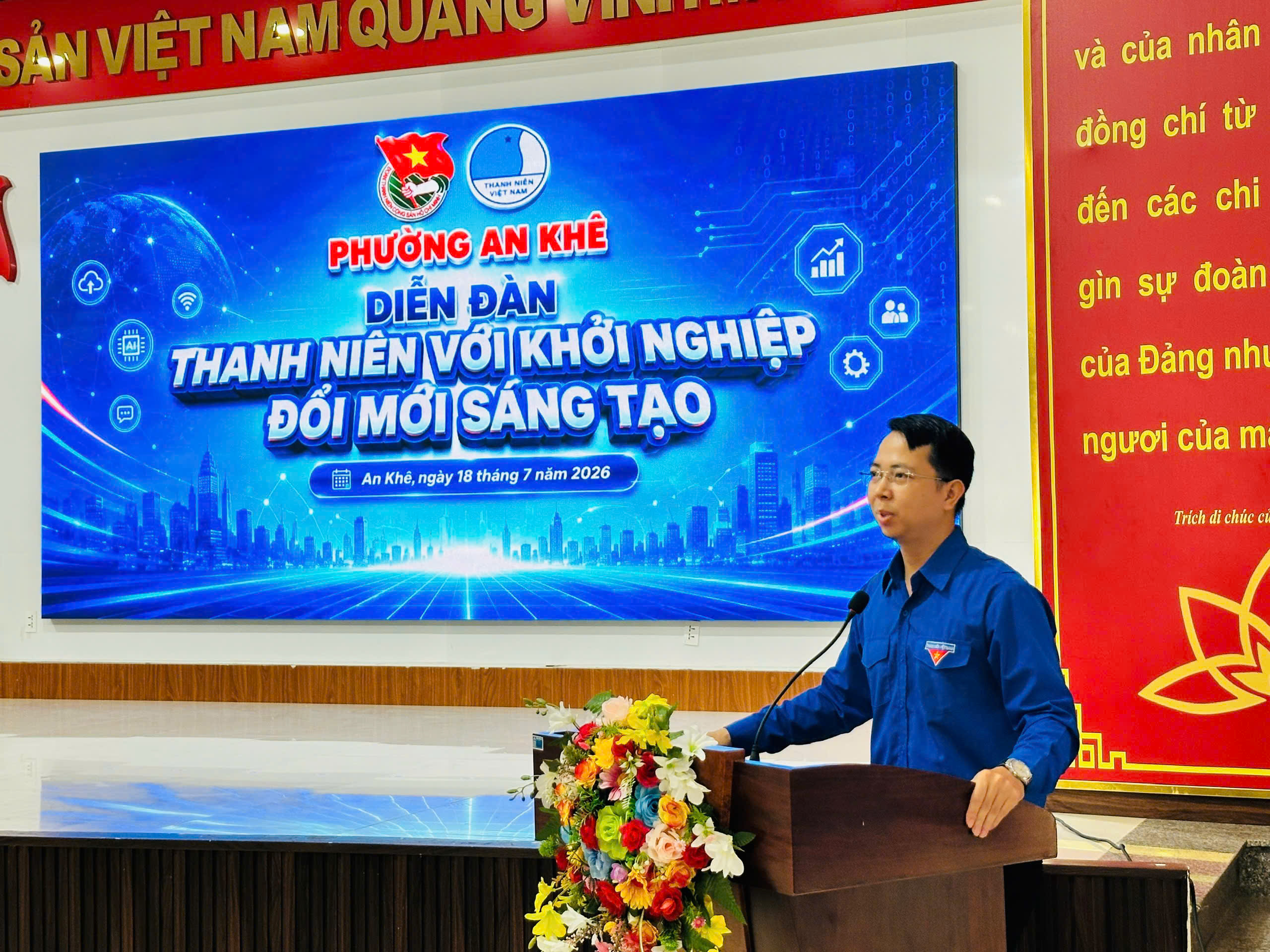Đoàn Thanh niên phường An Khê tổ chức diễn đàn “Thanh niên với khởi nghiệp đổi mới sáng tạo” năm 2026