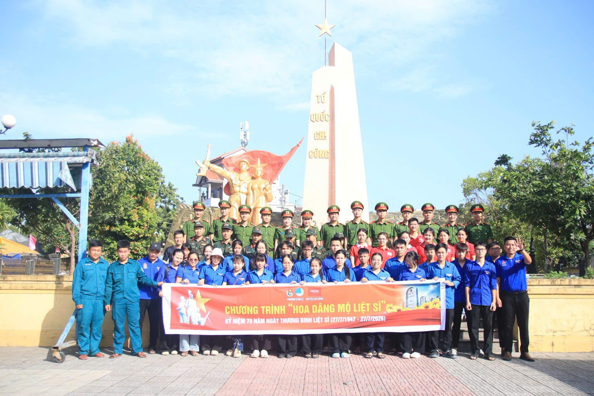Đoàn Thanh niên phường Cẩm Lệ triển khai chương trình “Áo xanh tri ân” kỷ niệm 79 năm Ngày Thương binh - Liệt sĩ