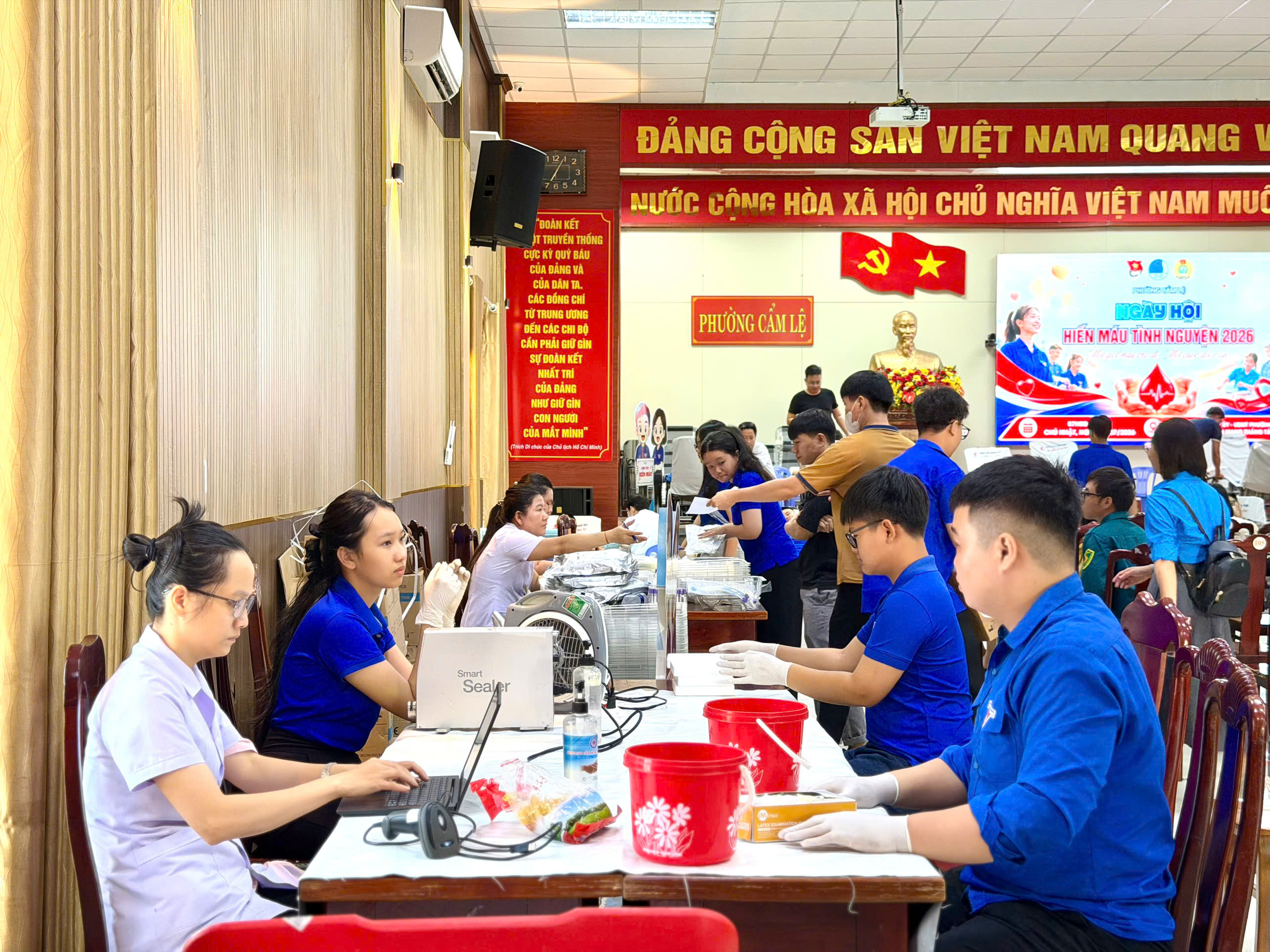 Đoàn Thanh niên phường Cẩm Lệ tổ chức Ngày hội Hiến máu tình nguyện năm 2026