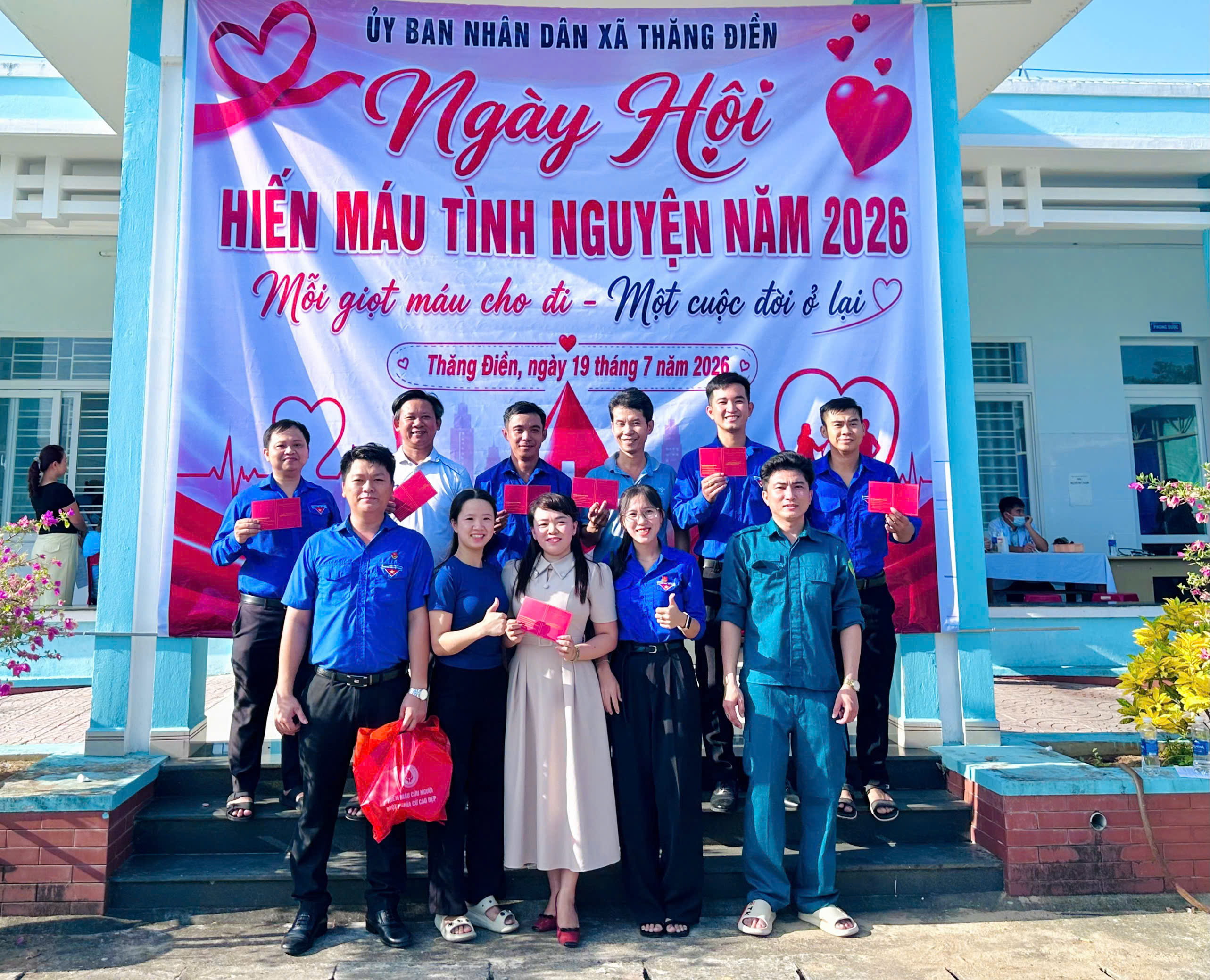 Đoàn Thanh niên xã Thăng Điền tích cực tham gia hiến máu tình nguyện lần thứ 2 năm 2026