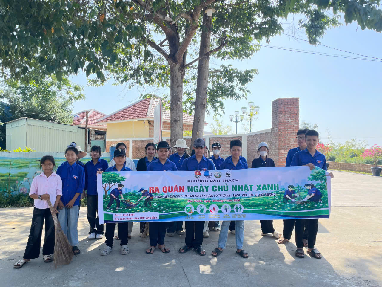 Tuổi trẻ Bàn Thạch ra quân “Ngày Chủ nhật xanh” hưởng ứng Chiến dịch Mùa hè xanh năm 2026