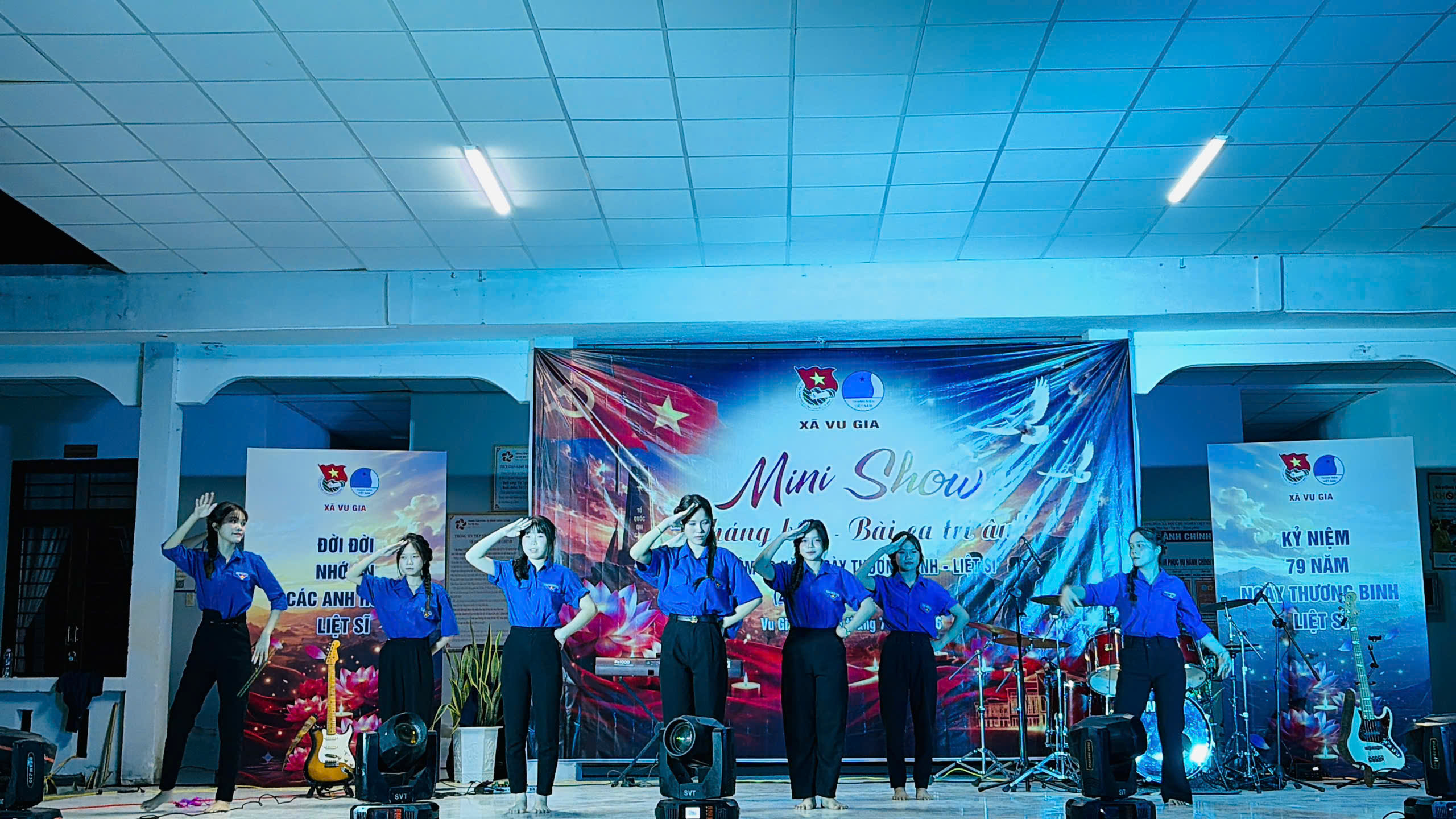 Tuổi trẻ Vu Gia tổ chức chương trình “Không gian âm nhạc thanh niên” với chủ đề “Tháng Bảy – Bài ca tri ân”