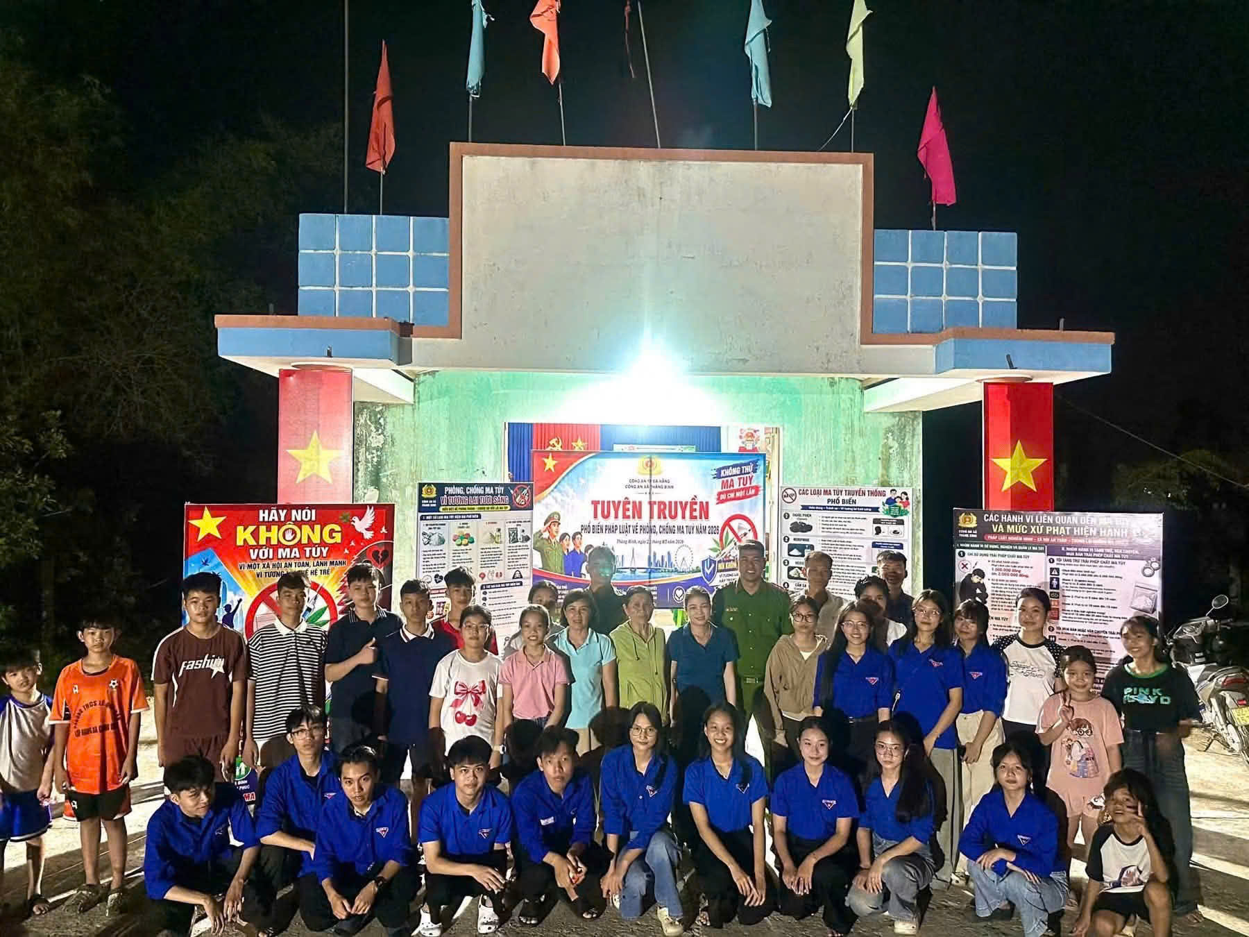 Đoàn xã Thăng Bình tổ chức sinh hoạt hè tuyên truyền phòng, chống ma túy cho thanh thiếu nhi