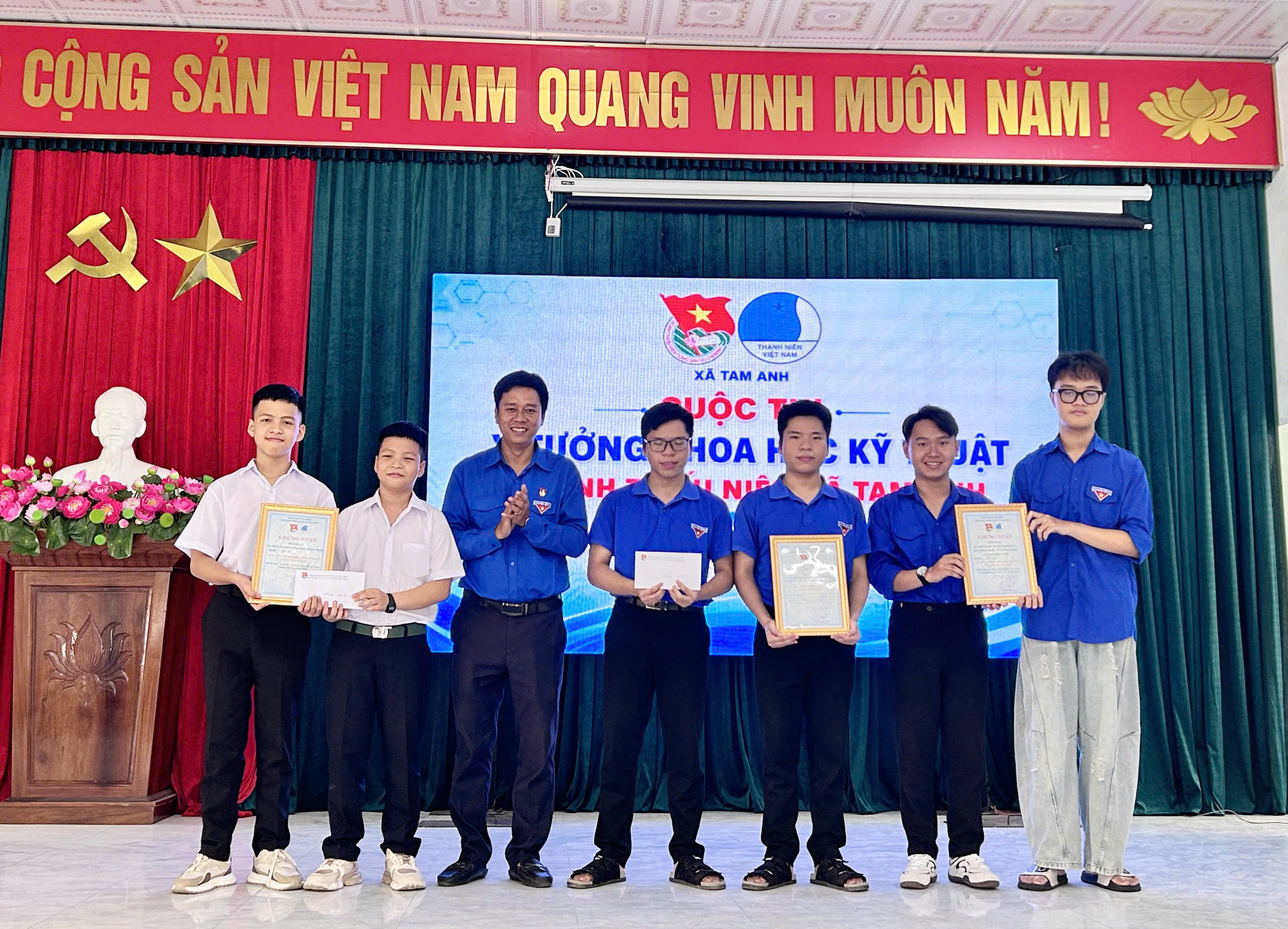 Đoàn xã Tam Anh tổ chức Cuộc thi Ý tưởng sáng tạo khoa học kỹ thuật thanh thiếu niên năm 2026