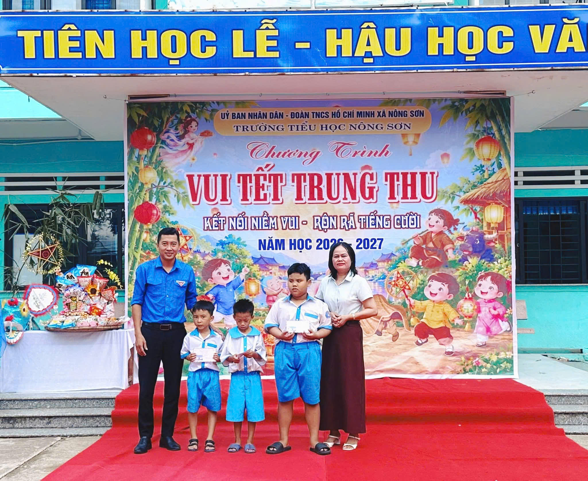 Đoàn xã Nông Sơn tổ chức chương trình “Vui Tết Trung thu - Kết nối niềm vui - Rộn rã tiếng cười”
