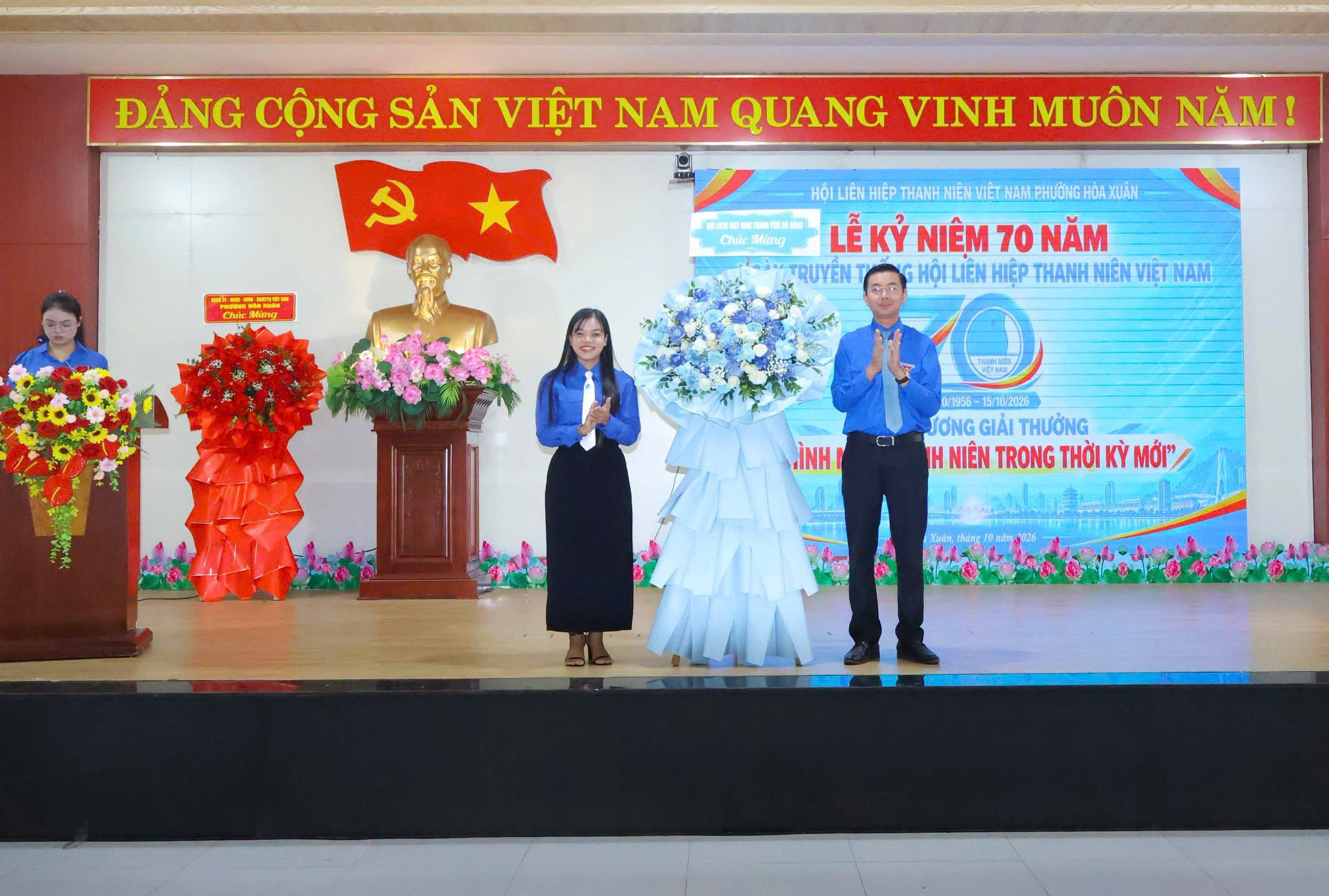Hội LHTN Việt Nam phường Hòa Xuân kỷ niệm 70 năm Ngày truyền thống Hội
