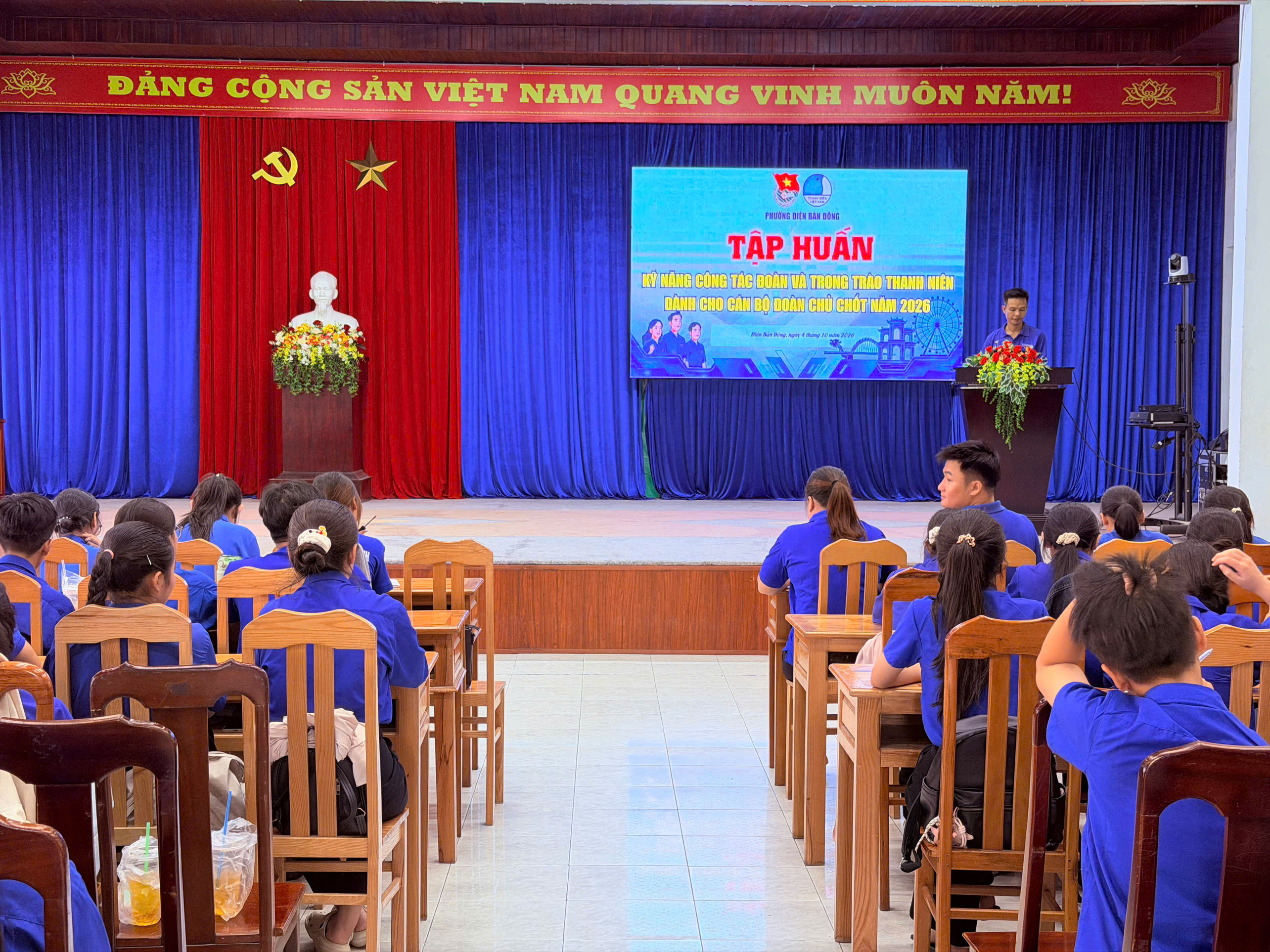 Đoàn – Hội phường Điện Bàn Đông tổ chức tập huấn kỹ năng công tác Đoàn và phong trào thanh thiếu nhi năm 2026
