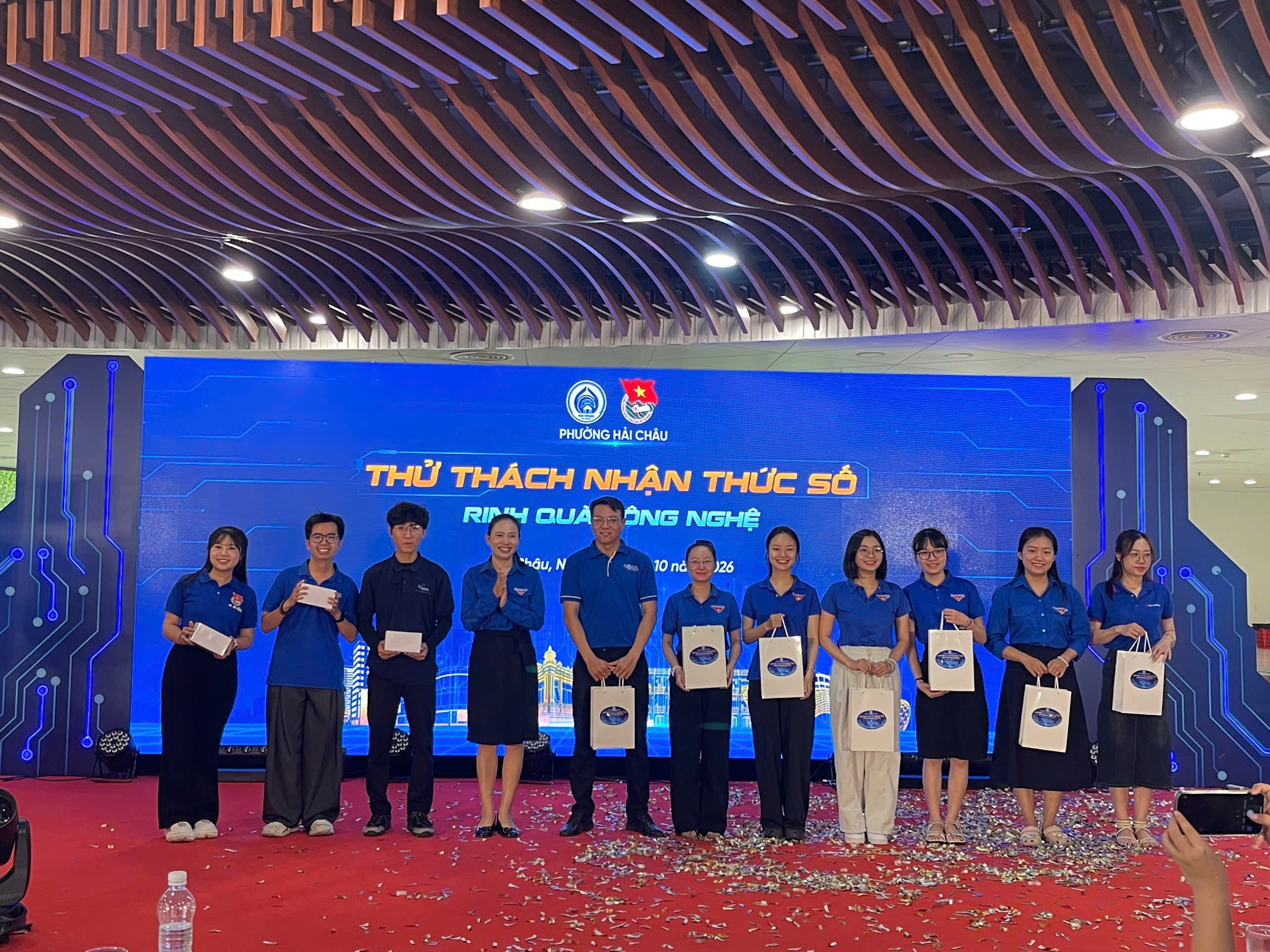 Đoàn phường Hải Châu tổ chức hội thi “Thử thách nhận thức số – Rinh quà công nghệ” năm 2026