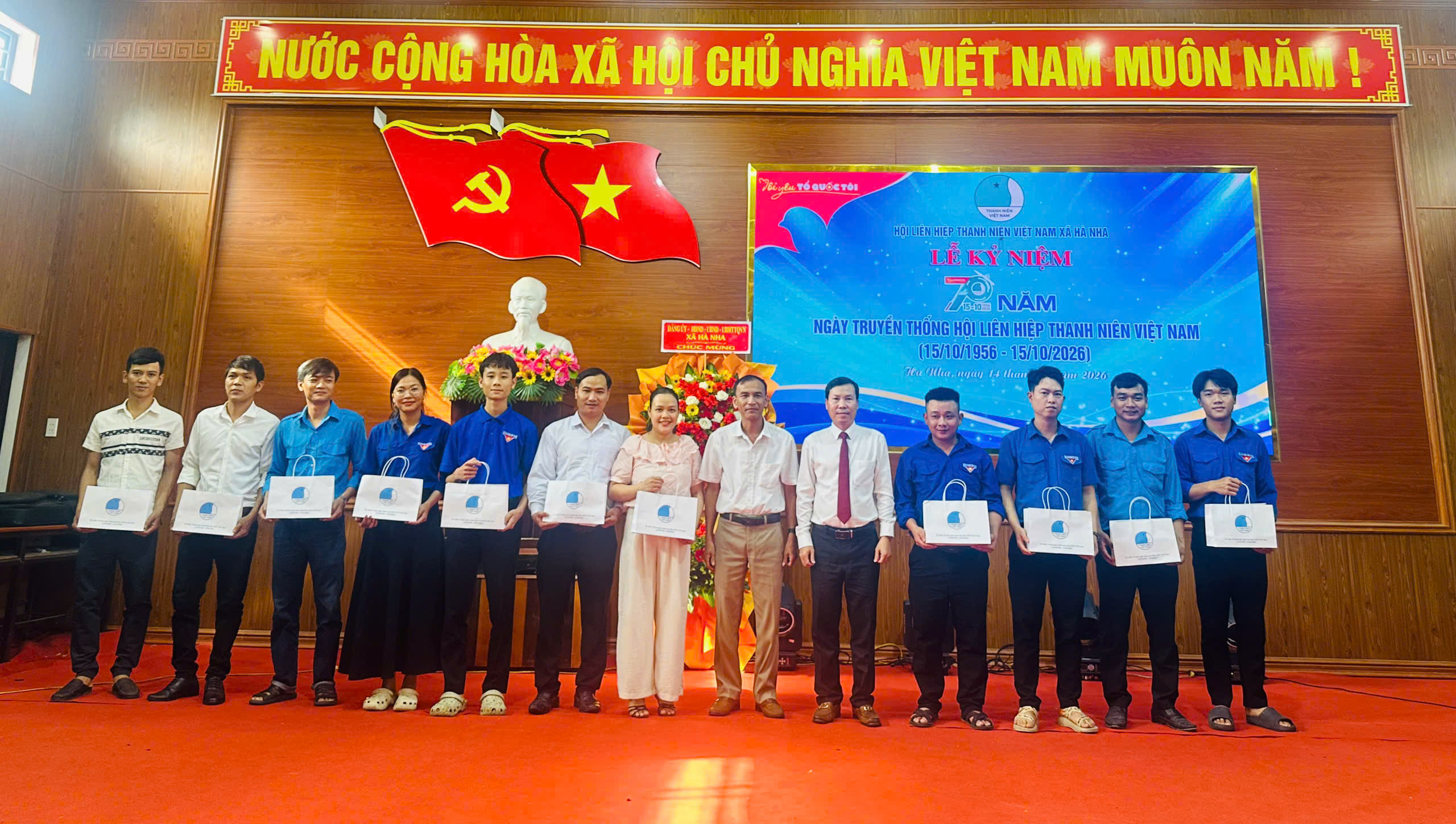 Hội LHTN Việt Nam xã Hà Nha gặp mặt kỷ niệm 70 năm Ngày truyền thống Hội
