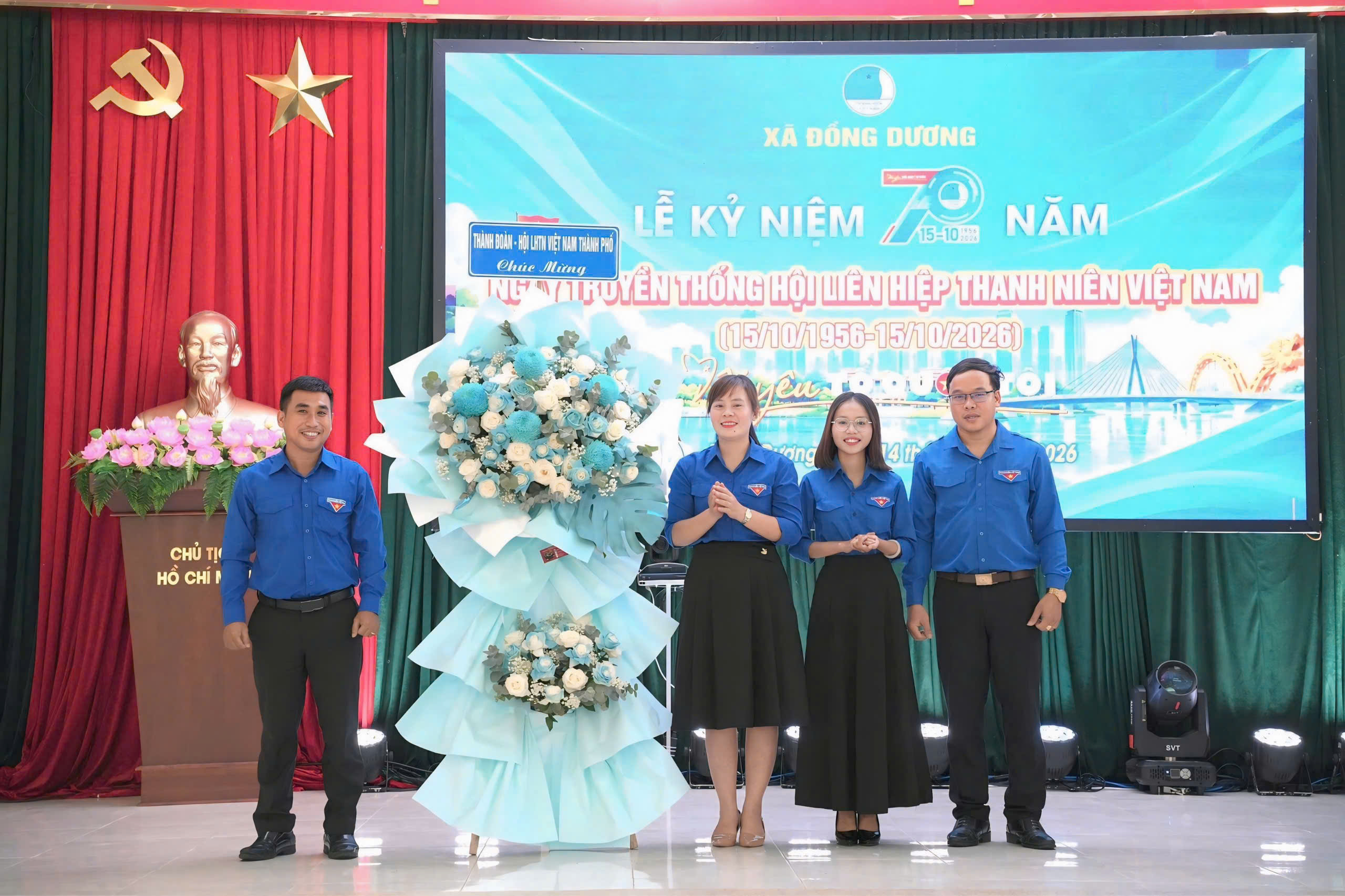 Hội LHTN Việt Nam xã Đồng Dương kỷ niệm 70 năm Ngày truyền thống Hội, ra mắt Câu lạc bộ Thanh niên khởi nghiệp