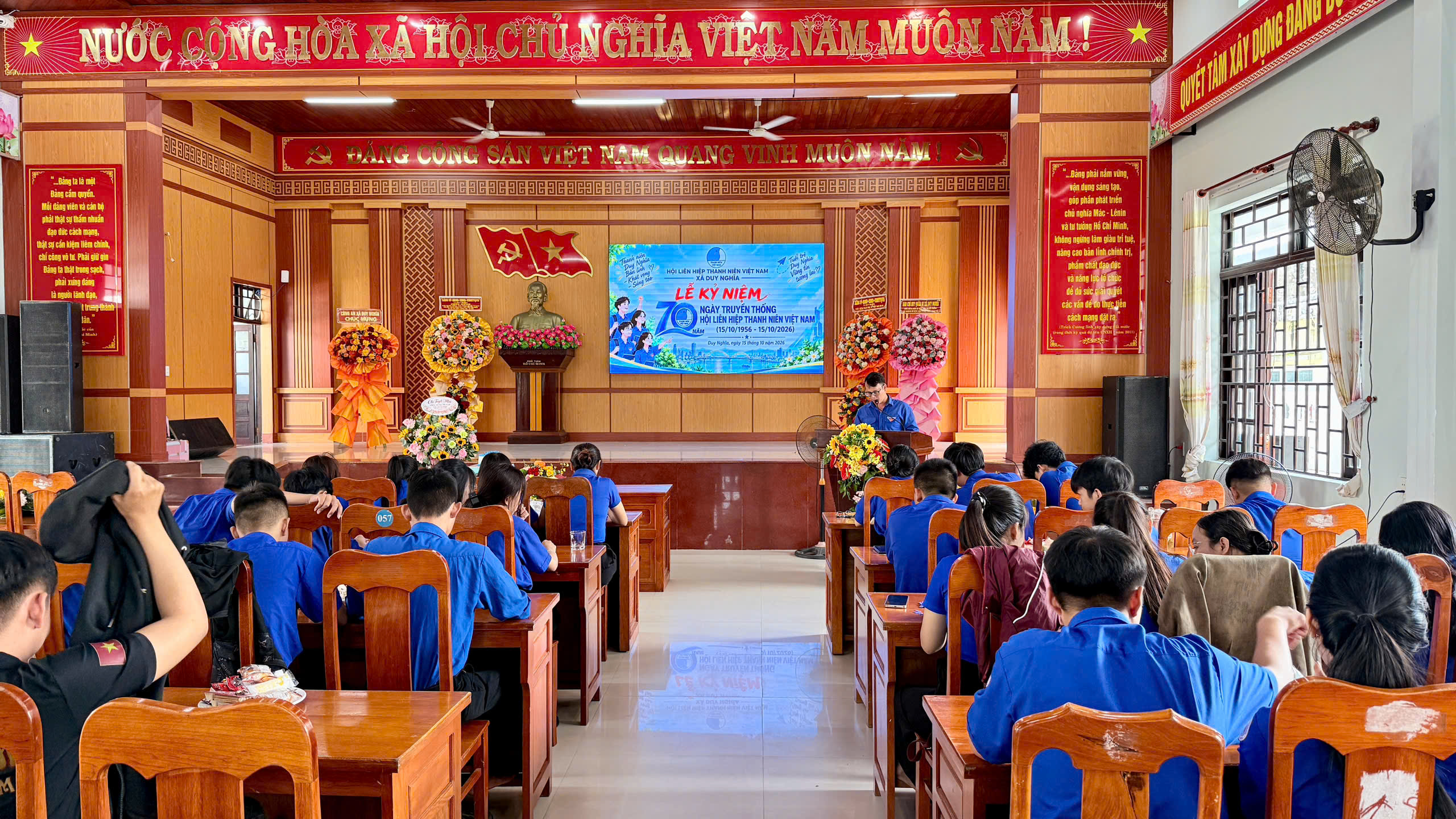 Hội LHTN Việt Nam xã Duy Nghĩa tổ chức Lễ kỷ niệm 70 năm Ngày truyền thống Hội