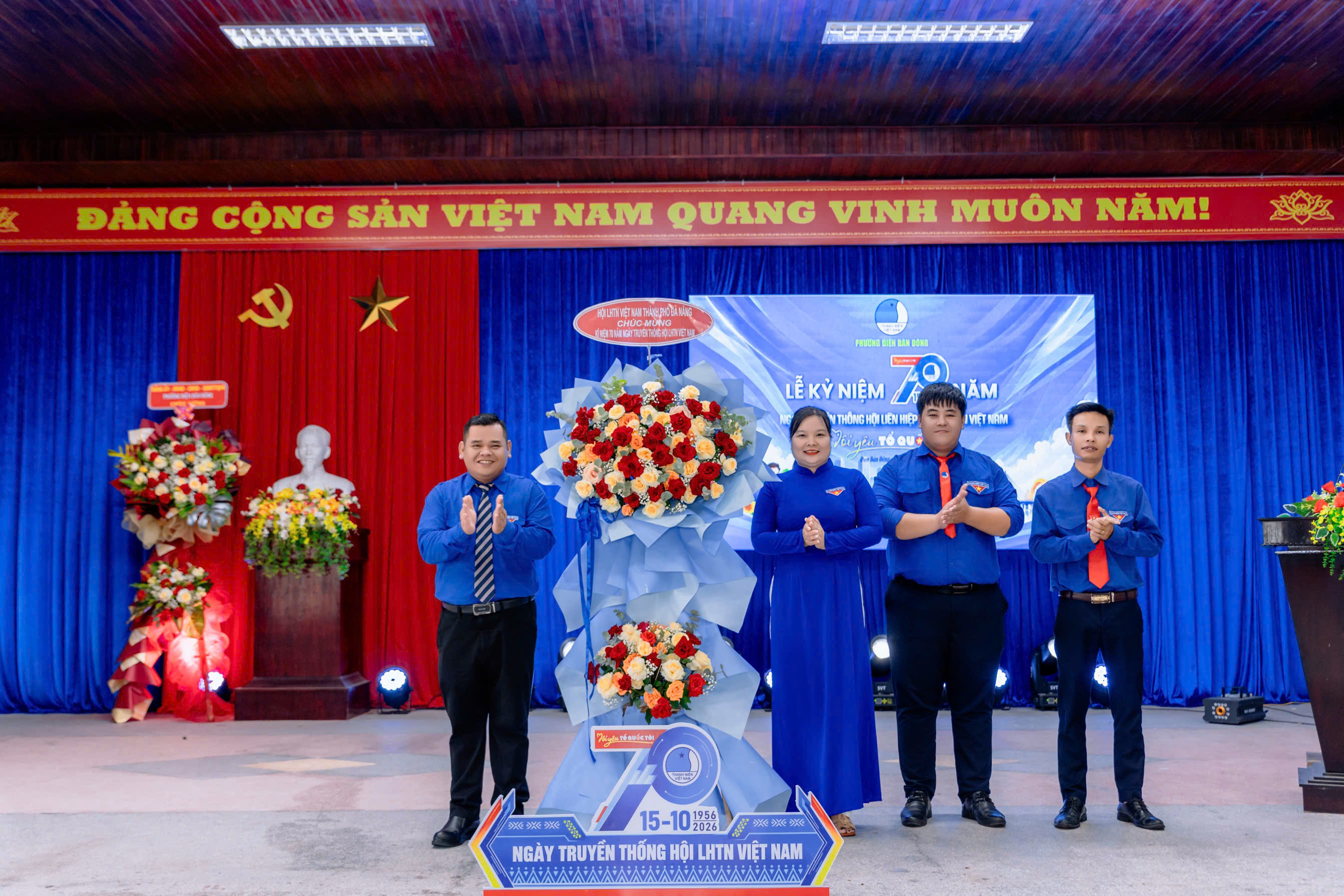 Hội LHTN Việt Nam phường Điện Bàn Đông kỷ niệm 70 năm Ngày truyền thống Hội, tuyên dương thanh niên tiêu biểu