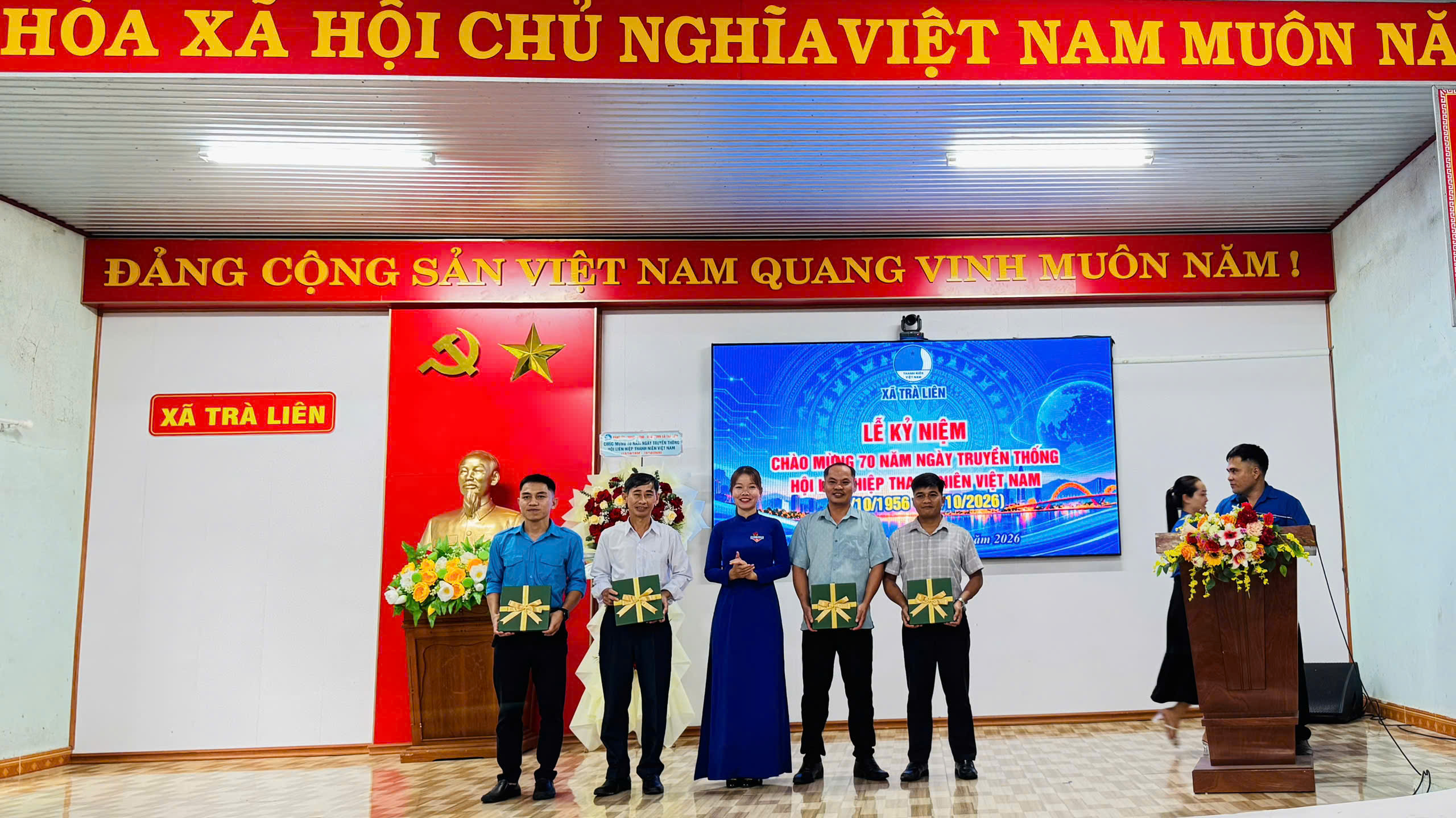 Hội LHTN Việt Nam xã Trà Liên tổ chức chuỗi hoạt động chào mừng 70 năm Ngày truyền thống Hội