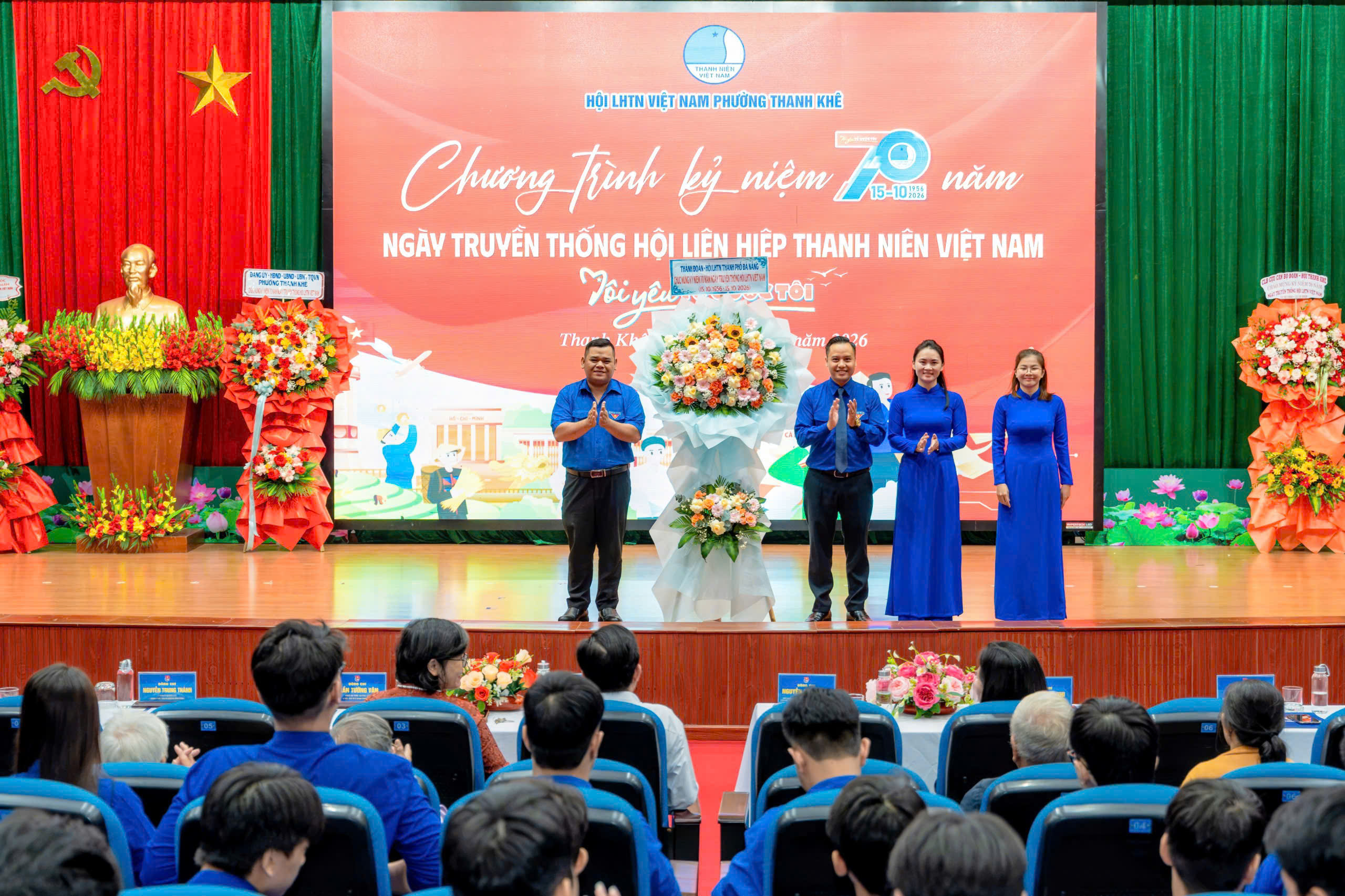 Hội LHTN Việt Nam phường Thanh Khê kỷ niệm 70 năm Ngày truyền thống và tuyên dương thanh niên tiêu biểu năm 2026