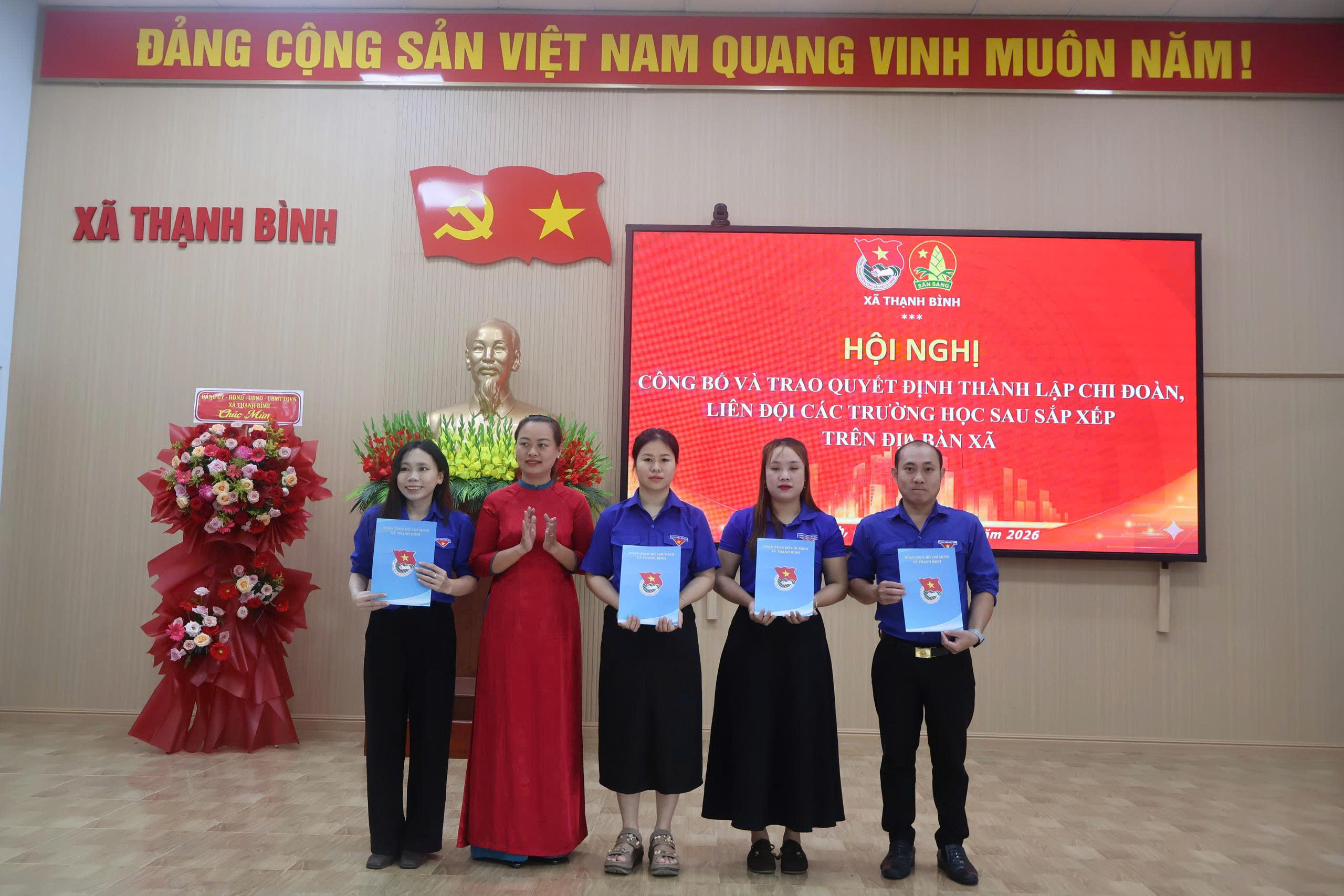 Đoàn - Hội LHTN Việt Nam xã Thạnh Bình kỷ niệm 70 năm Ngày truyền thống Hội LHTN Việt Nam