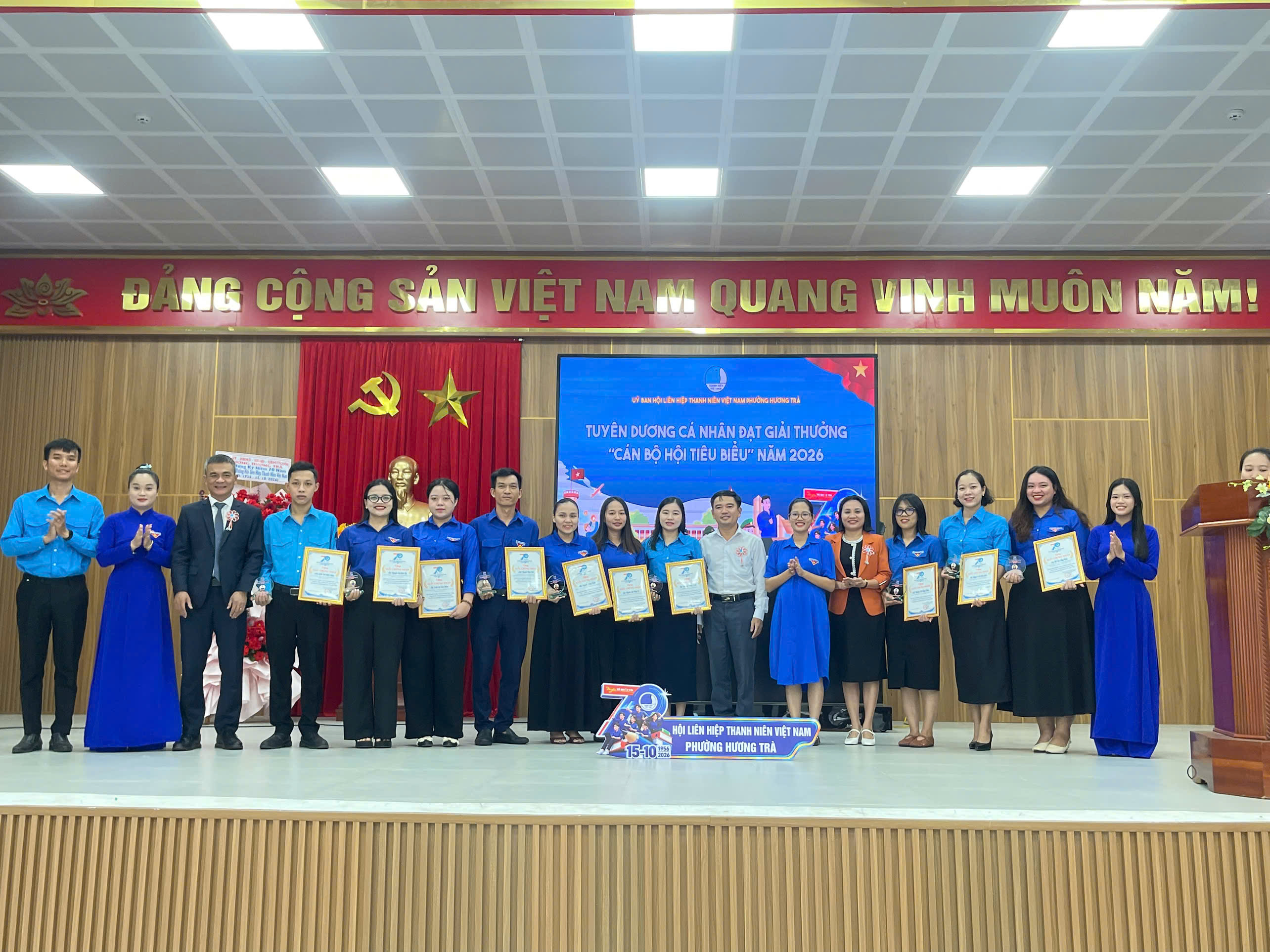 Đoàn - Hội LHTN Việt Nam phường Hương Trà kỷ niệm 70 năm Ngày truyền thống Hội LHTN Việt Nam