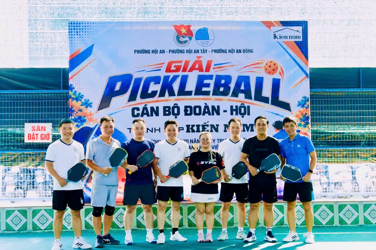 Đoàn Thanh niên – Hội LHTN Việt Nam 03 phường Hội An, Hội An Tây và Hội An Đông tổ chức giao lưu Pickleball