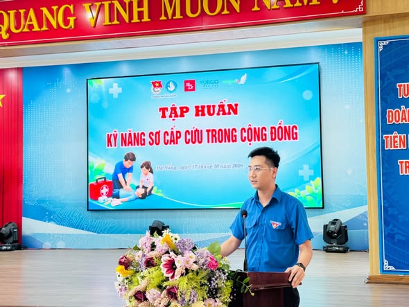 Thành Đoàn Đà Nẵng tổ chức tập huấn kỹ năng sơ cấp cứu trong cộng đồng