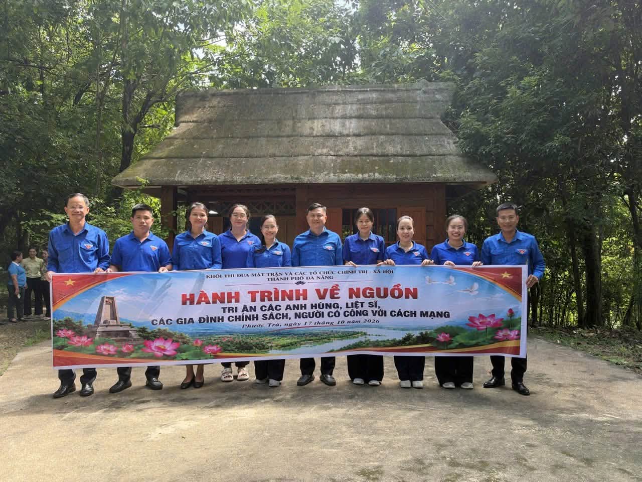 Thành Đoàn Đà Nẵng tham gia hành trình về nguồn tại Khu di tích Khu ủy Khu V