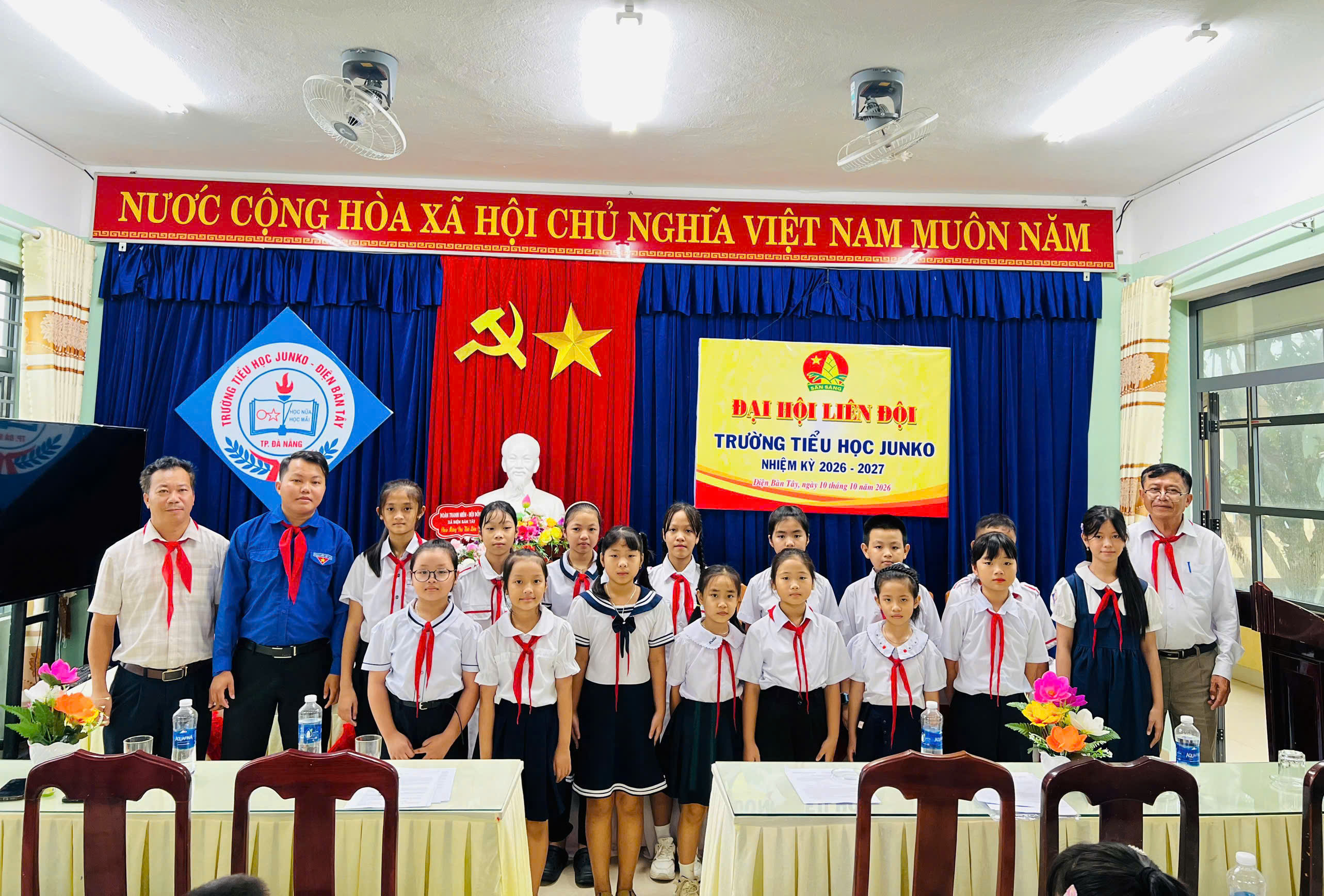 Xã Điện Bàn Tây hoàn thành Đại hội Liên đội năm học 2026–2027