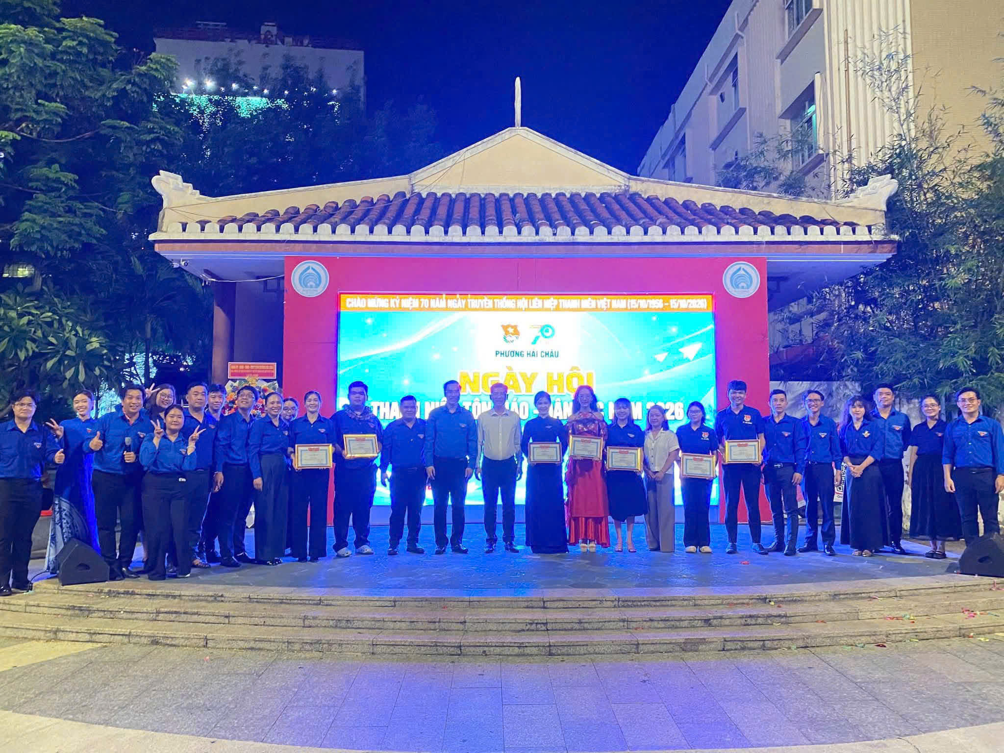 Hội LHTN Việt Nam phường Hải Châu kỷ niệm 70 năm Ngày truyền thống Hội và trao Giải thưởng “15 tháng 10” năm 2026