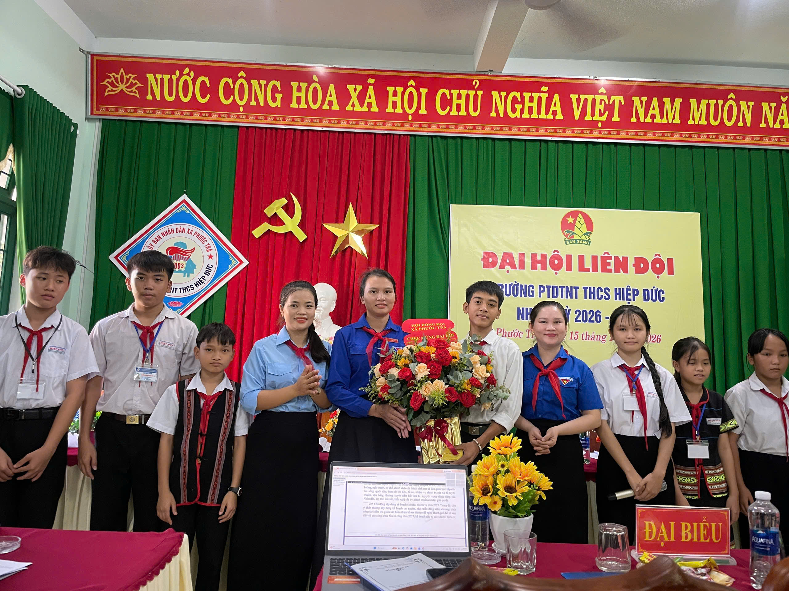 Các Liên đội trên địa bàn xã Phước Trà tổ chức Đại hội Liên đội năm học 2026 – 2027