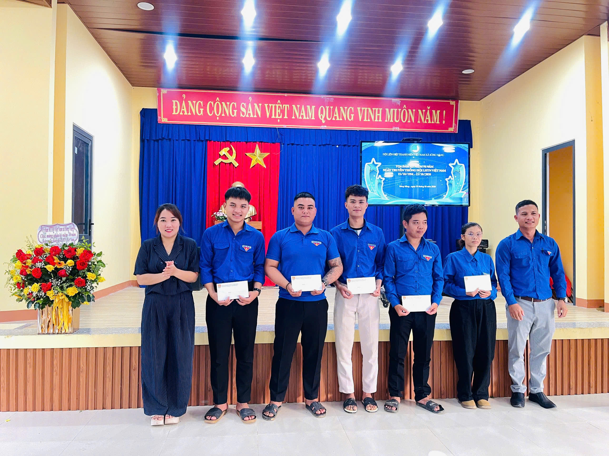 Đoàn – Hội LHTN Việt Nam xã Sông Vàng tổ chức các hoạt động chào mừng 70 năm Ngày truyền thống Hội LHTN Việt Nam