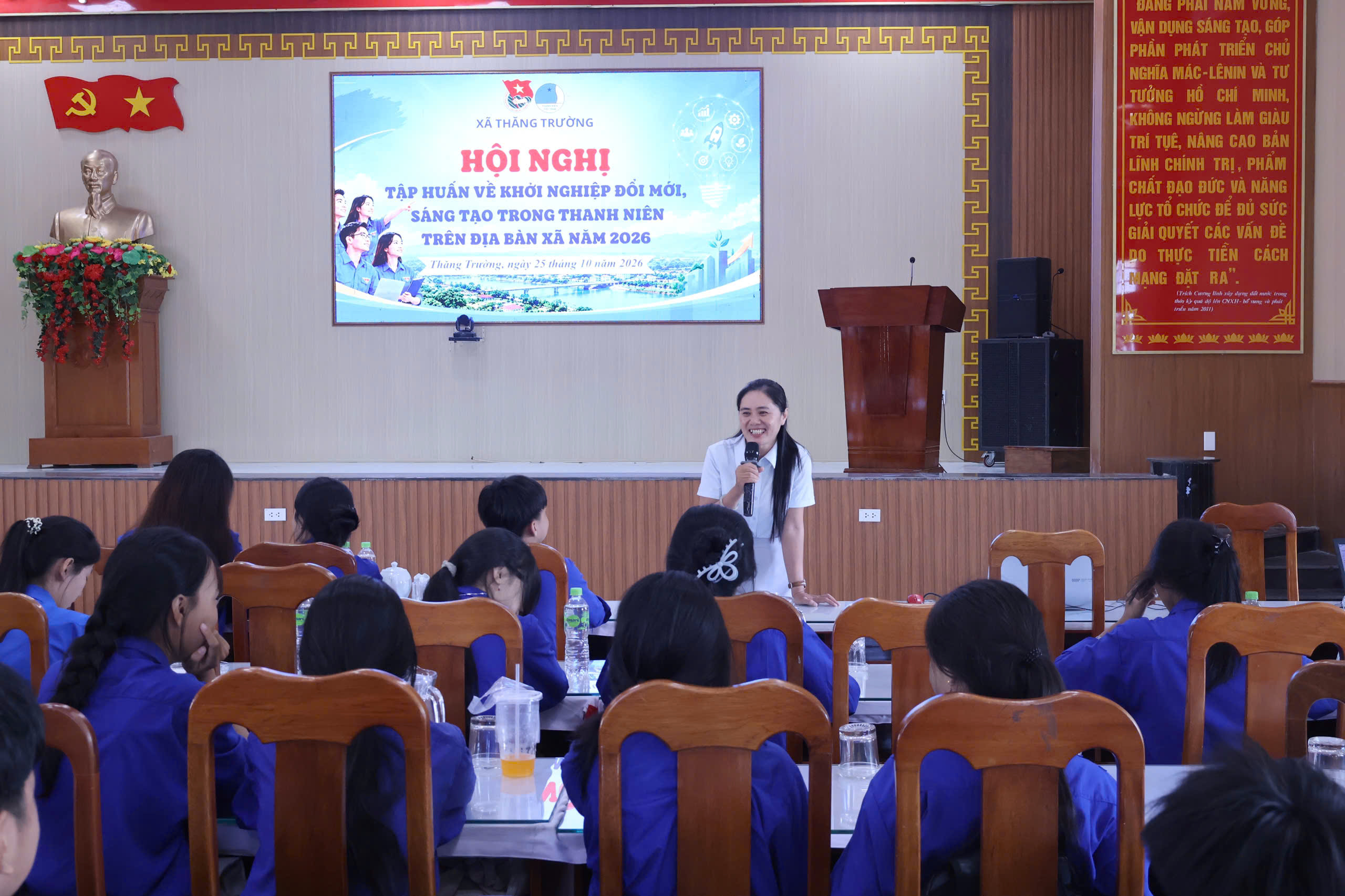 Đoàn xã Thăng Trường tập huấn khởi nghiệp, đổi mới sáng tạo trong thanh niên năm 2026