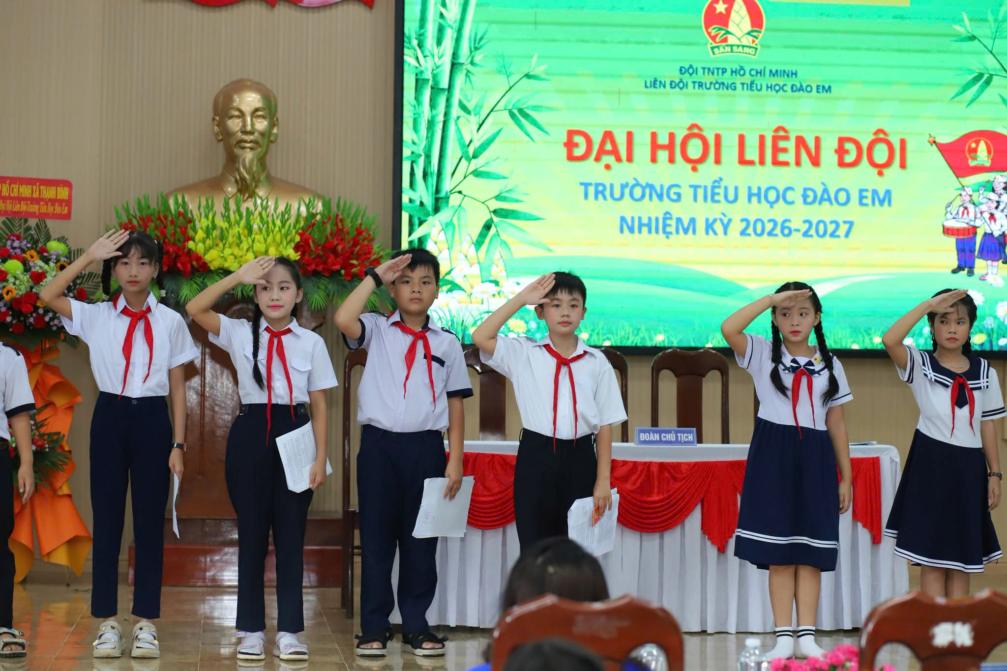 Xã Thạnh Bình có 4 Liên đội tổ chức thành công Đại hội Liên đội năm học 2026–2027