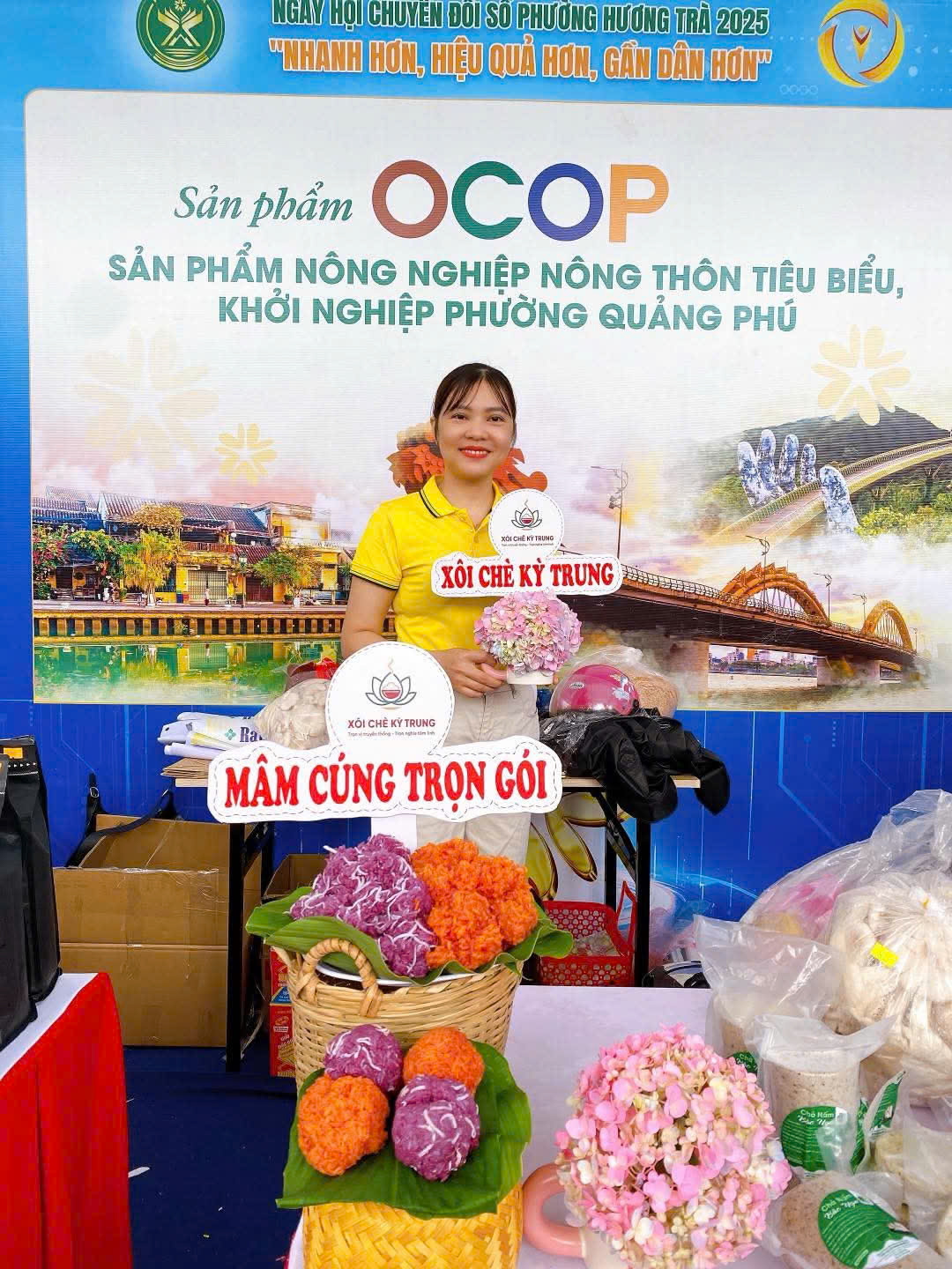 Nguyễn Thị Diệu Thúy phát triển thương hiệu Xôi Chè Kỳ Trung gắn với lối sống xanh
