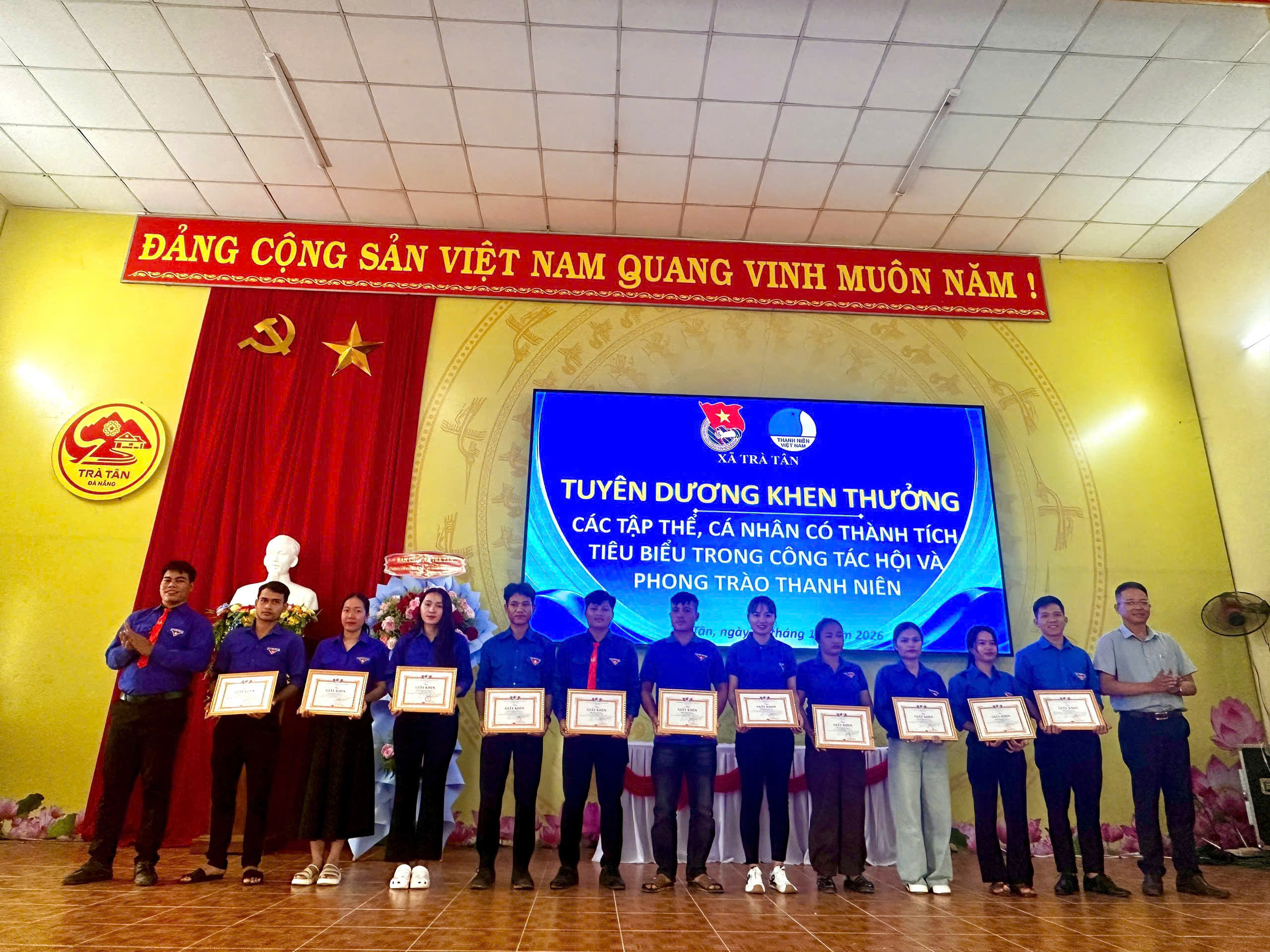 Tuổi trẻ xã Trà Tân sôi nổi các hoạt động kỷ niệm 70 năm Ngày truyền thống Hội LHTN Việt Nam