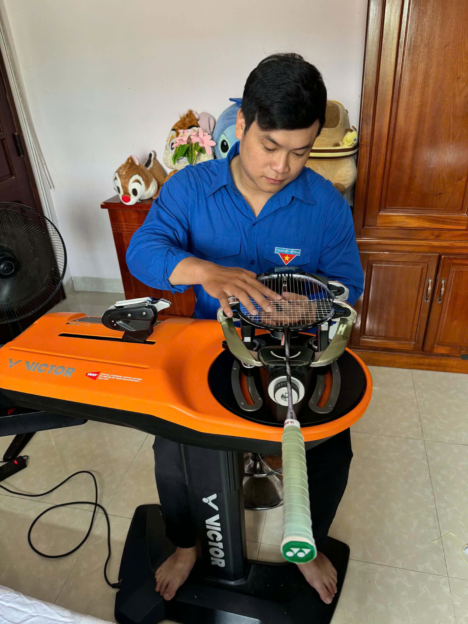Trần Thành Trí khởi nghiệp từ đam mê cầu lông