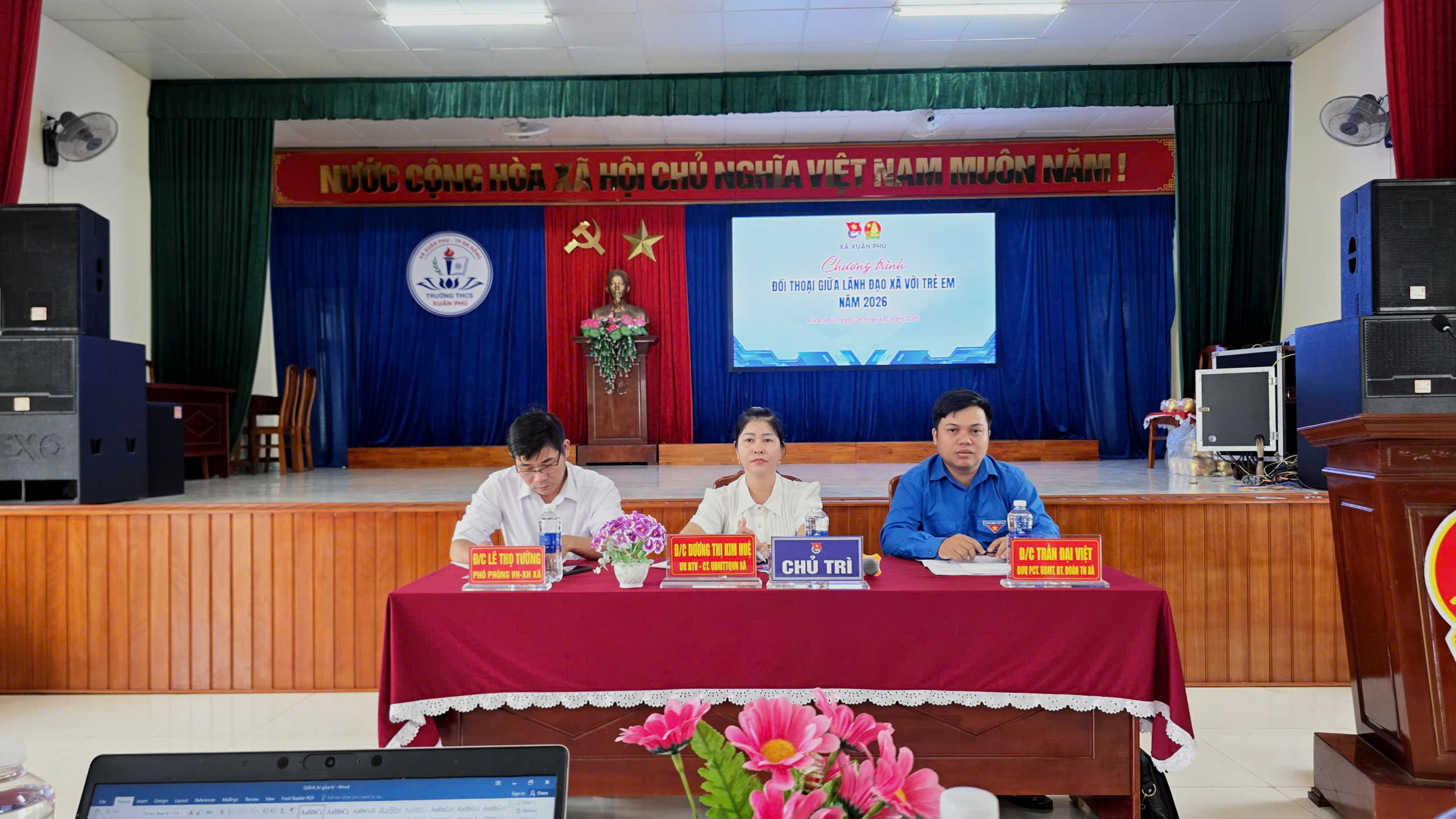 Đoàn – Đội xã Xuân Phú tổ chức chương trình đối thoại giữa lãnh đạo xã với trẻ em năm 2026